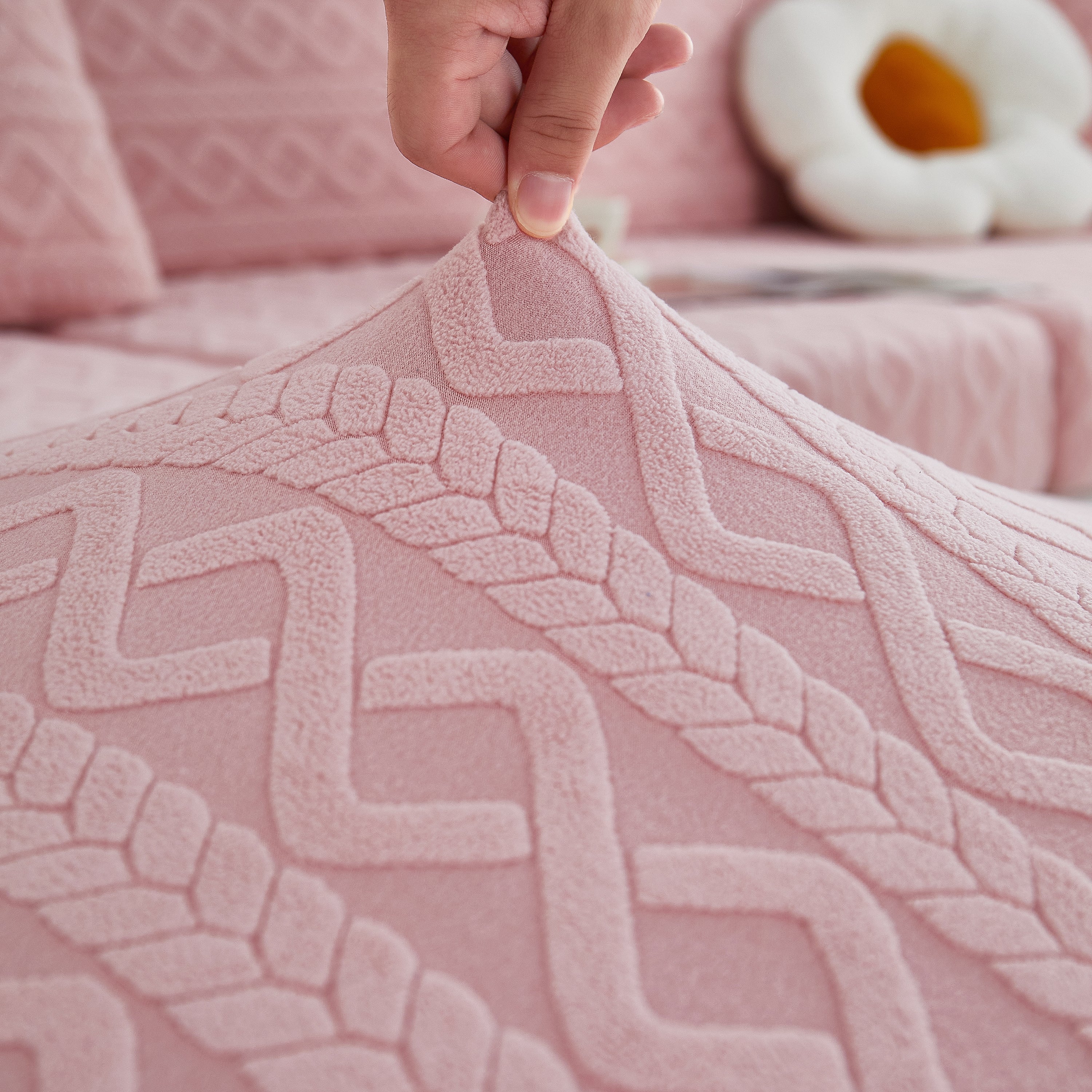 Stretch Couch Seat Cushion Covers, Sofa Slipcover Sofa Cover Soft Flexibility With Elastic Bottom