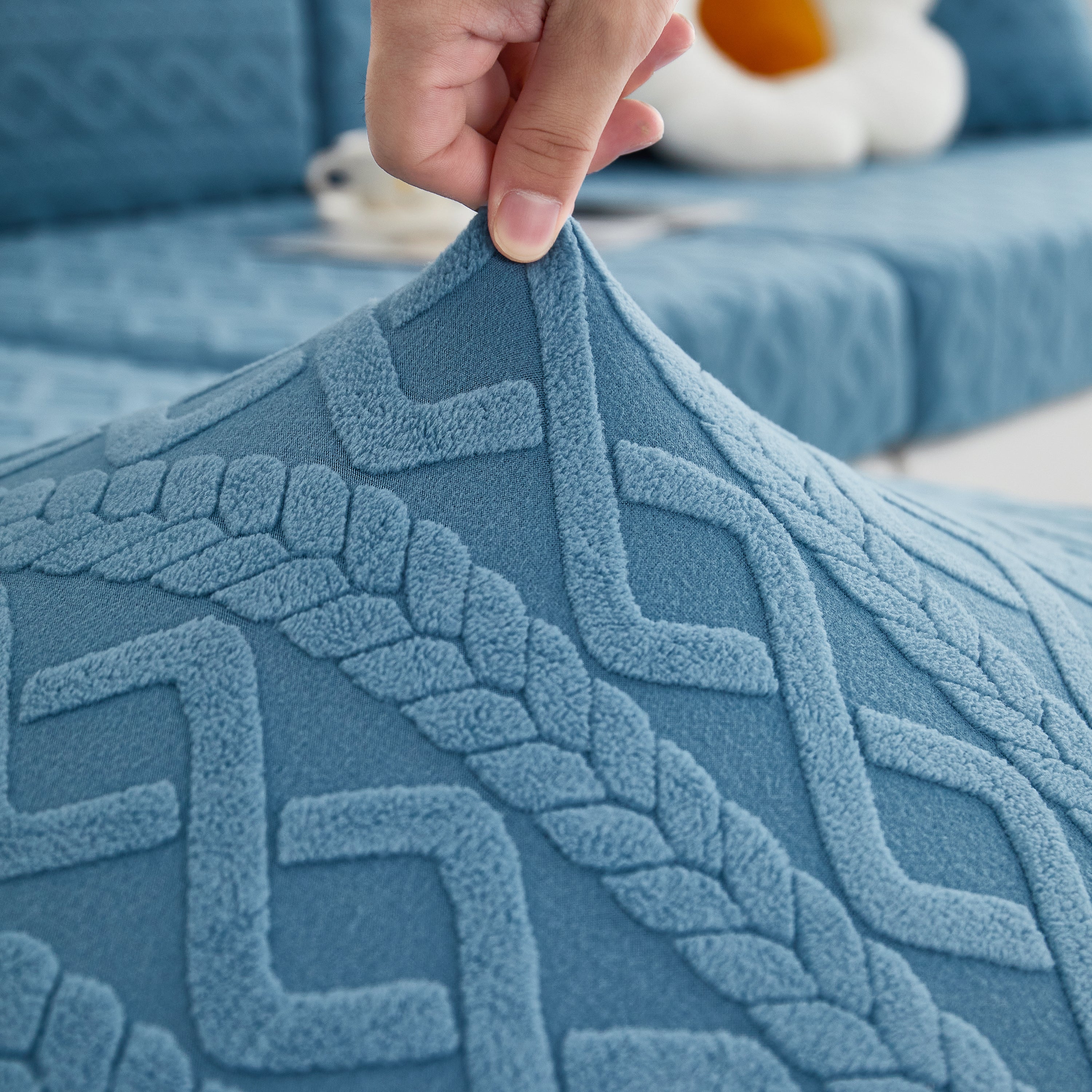 Stretch Couch Seat Cushion Covers, Sofa Slipcover Sofa Cover Soft Flexibility With Elastic Bottom