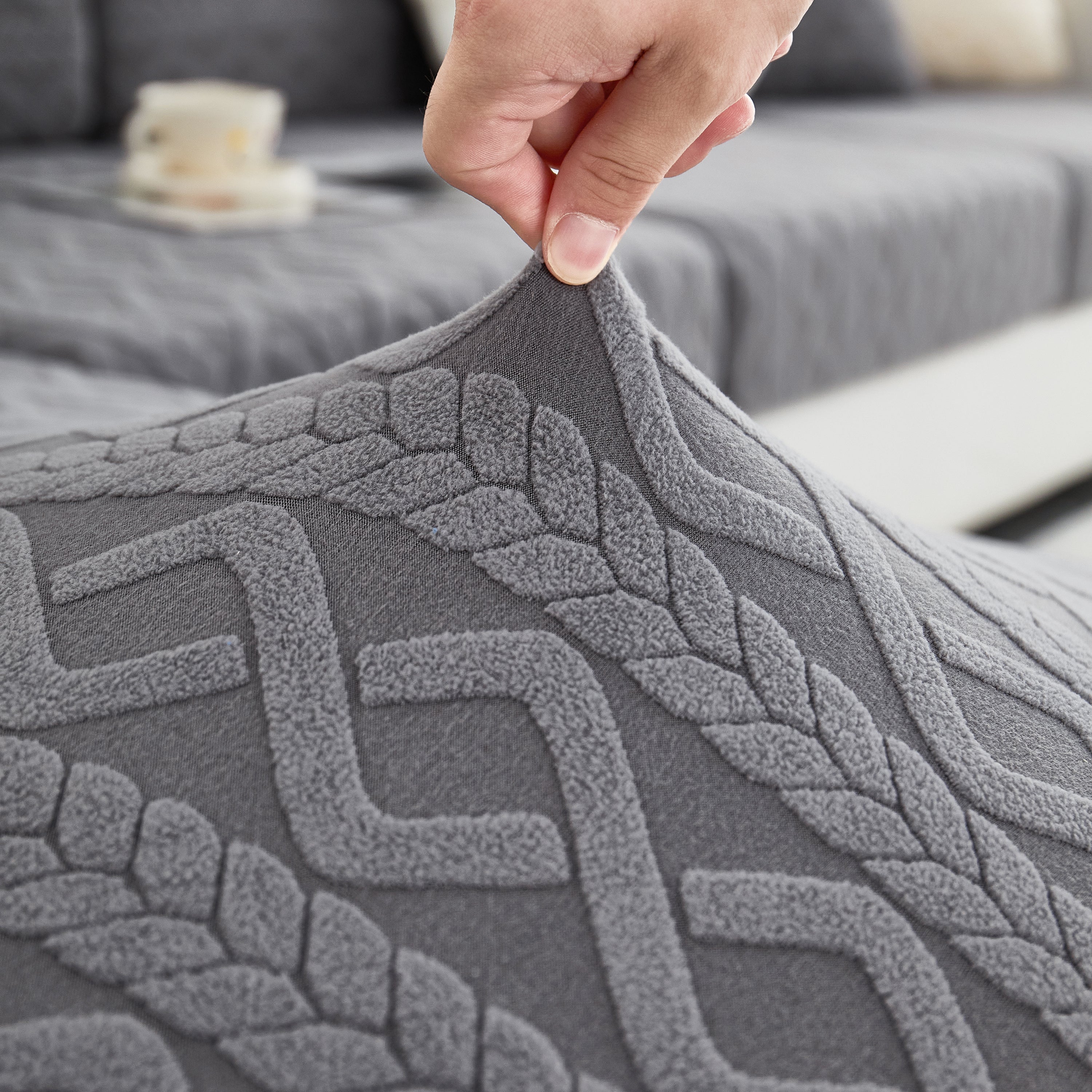 Stretch Couch Seat Cushion Covers, Sofa Slipcover Sofa Cover Soft Flexibility With Elastic Bottom