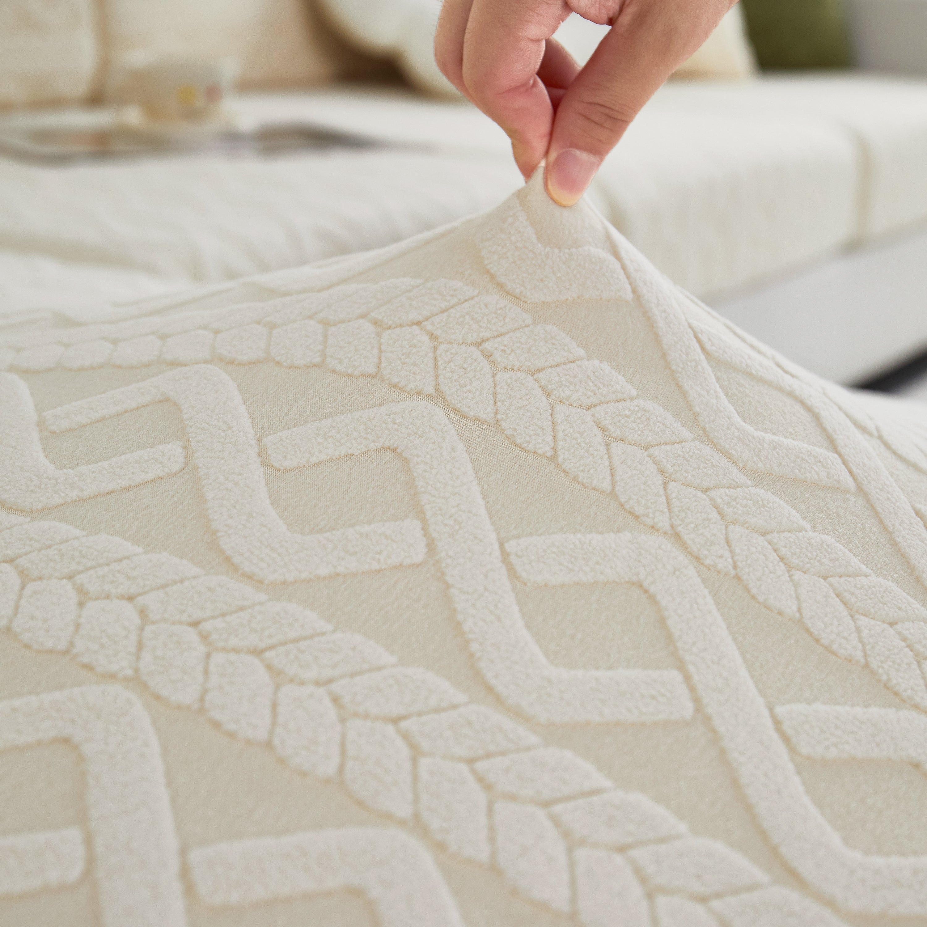 Stretch Couch Seat Cushion Covers, Sofa Slipcover Sofa Cover Soft Flexibility With Elastic Bottom