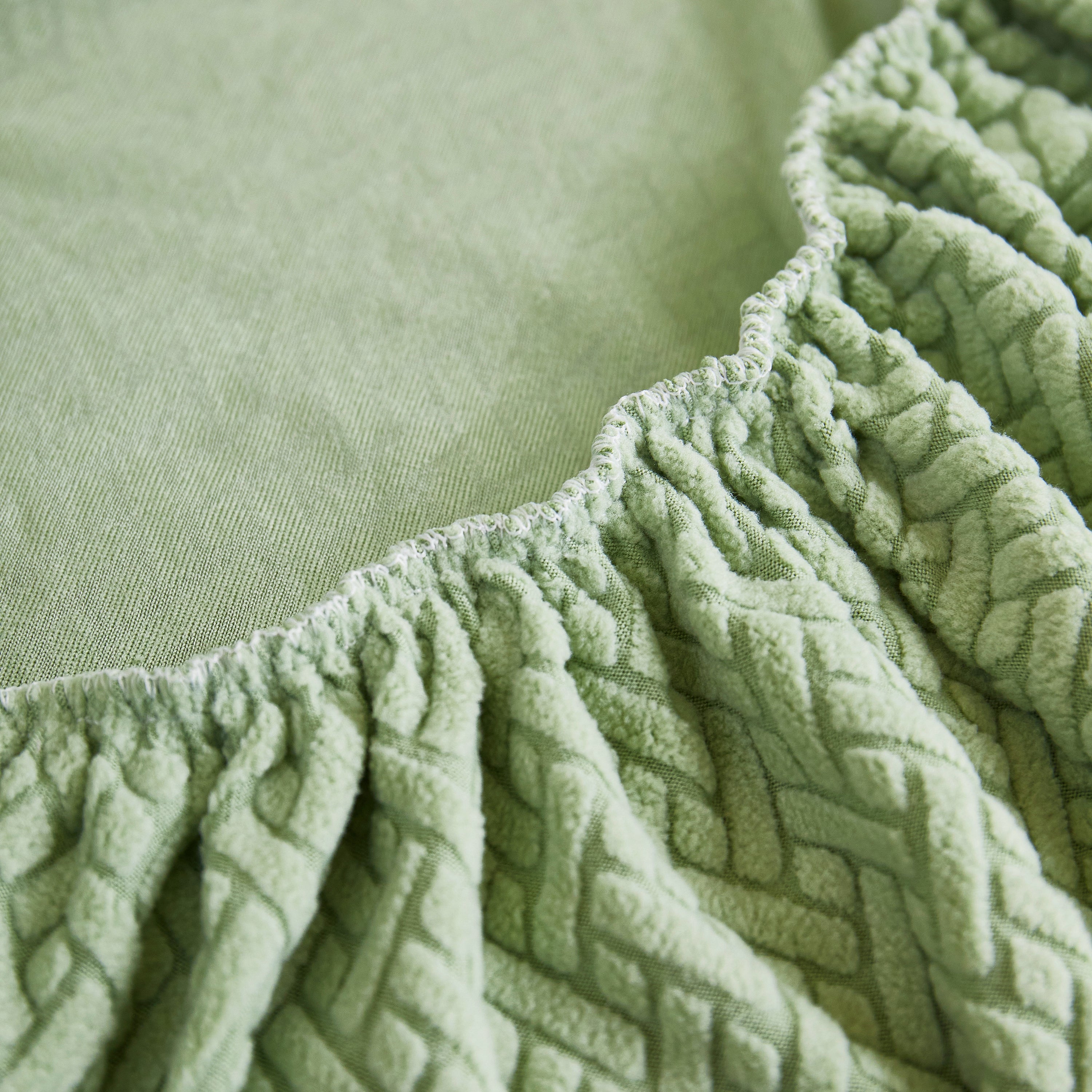 Tailored Sofa Cushion Covers Stretch Couch Seat Covers  With Skirt For Sectional Sofas