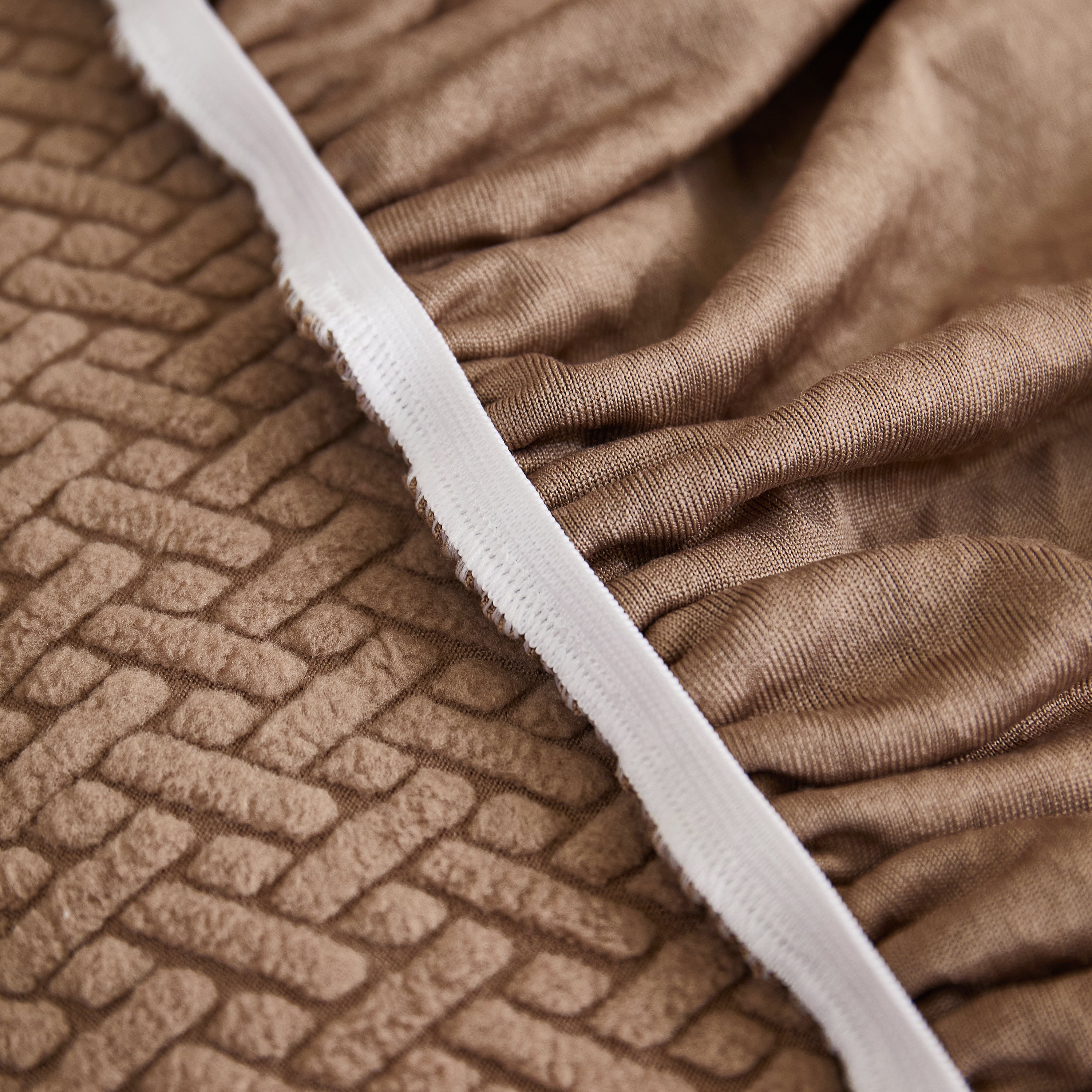 Tailored Sofa Cushion Covers Stretch Couch Seat Covers  With Skirt For Sectional Sofas