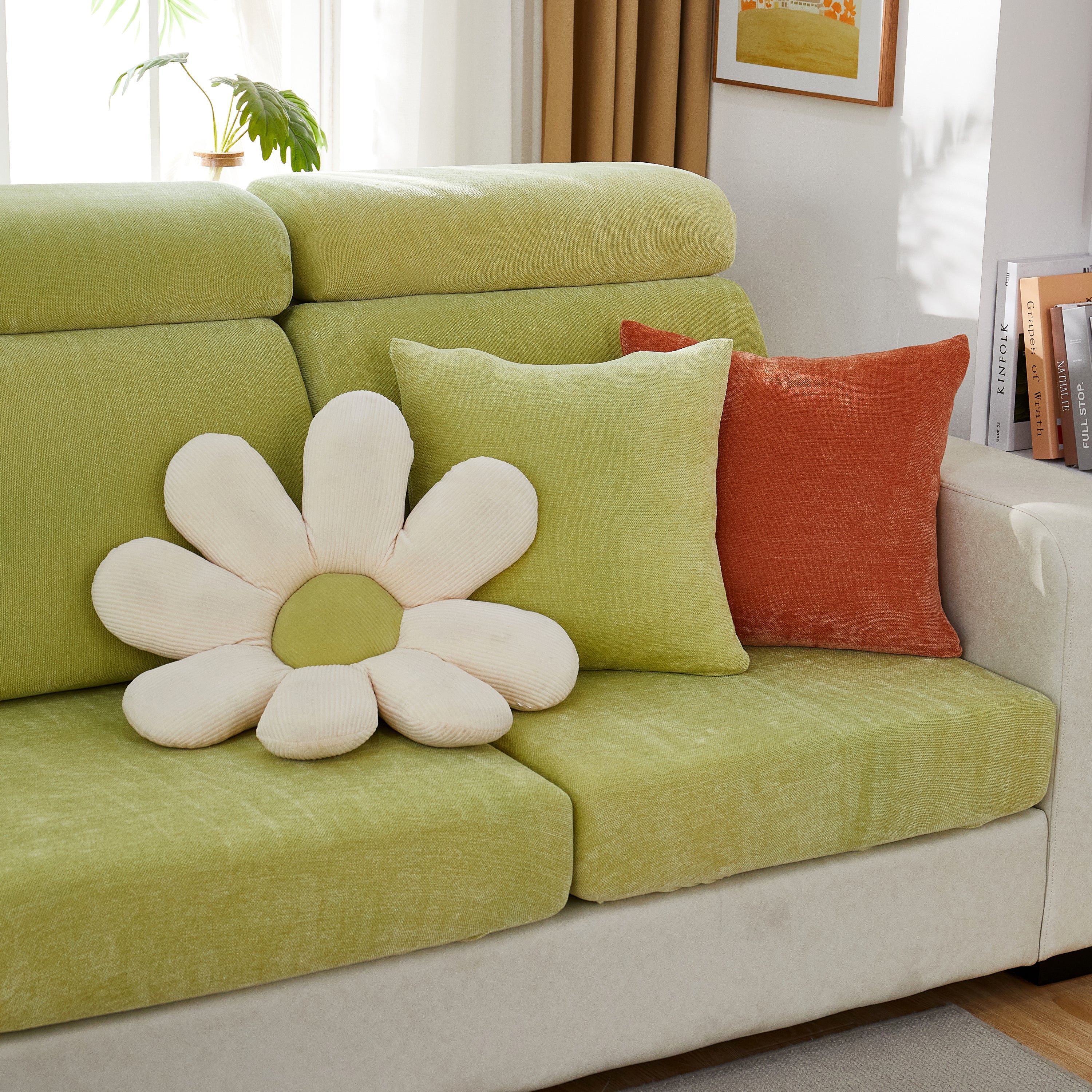 Chenille Cushion Covers For 1/2/3/4 Seater Sofas And L-shaped Couches, Furniture Covers For Pets