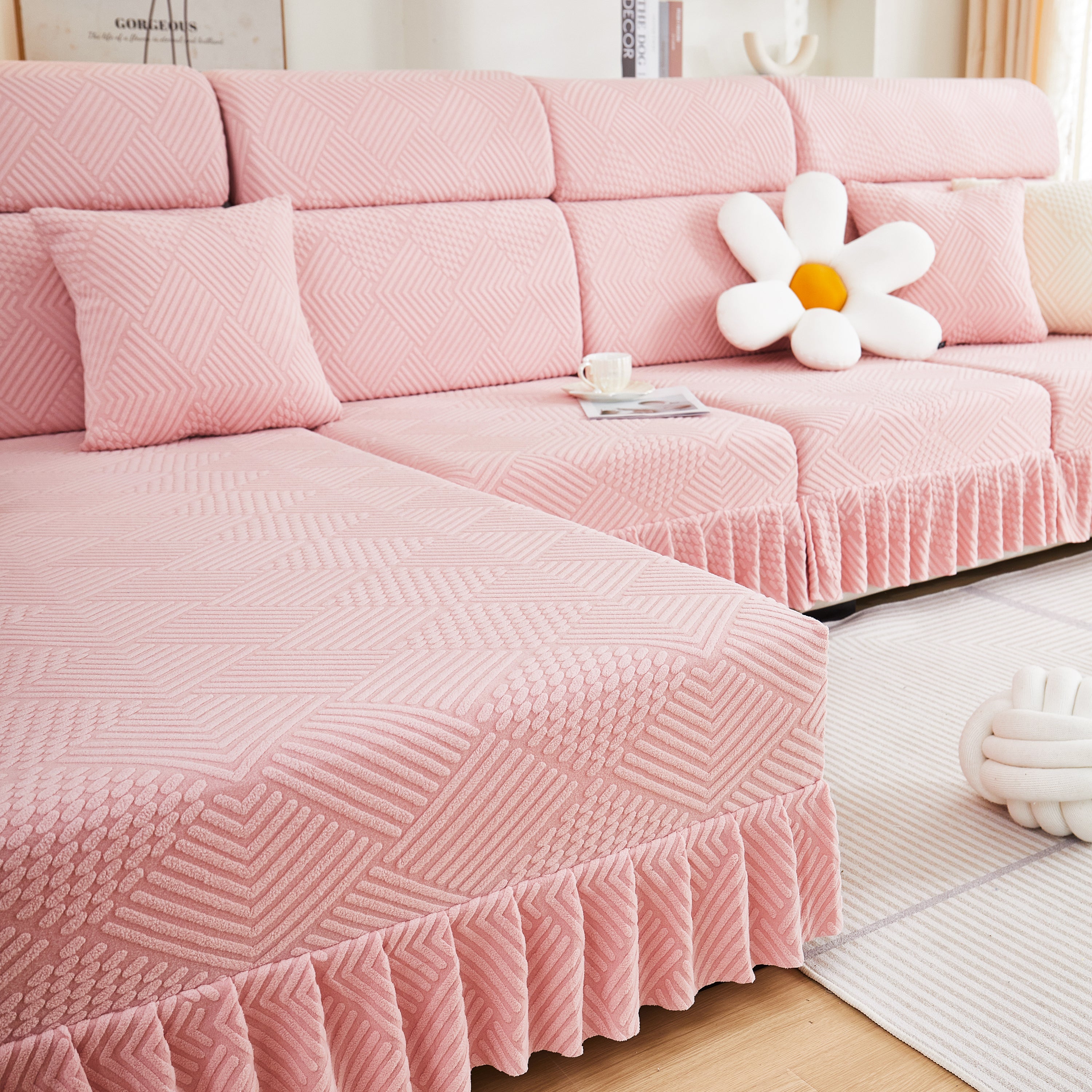 Stretch Sofa Covers For Couch Seats And Cushions, Suitable For 1/2/3/4/l Seater Sofas And Couches