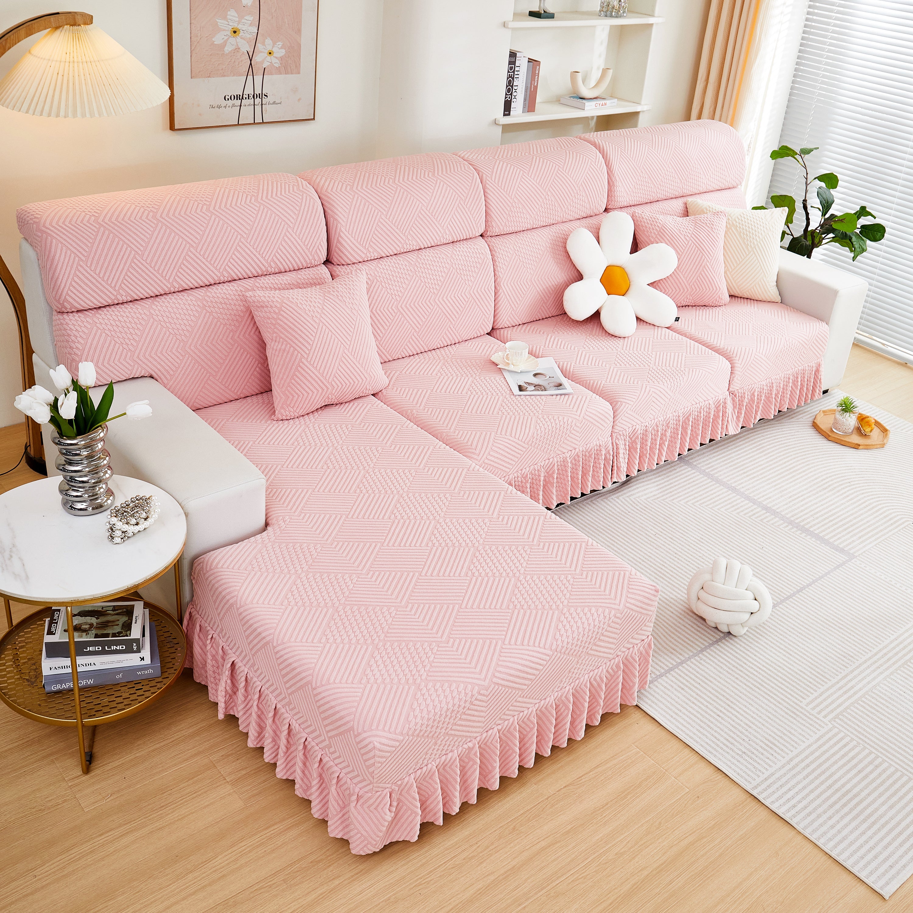 Stretch Sofa Covers For Couch Seats And Cushions, Suitable For 1/2/3/4/l Seater Sofas And Couches