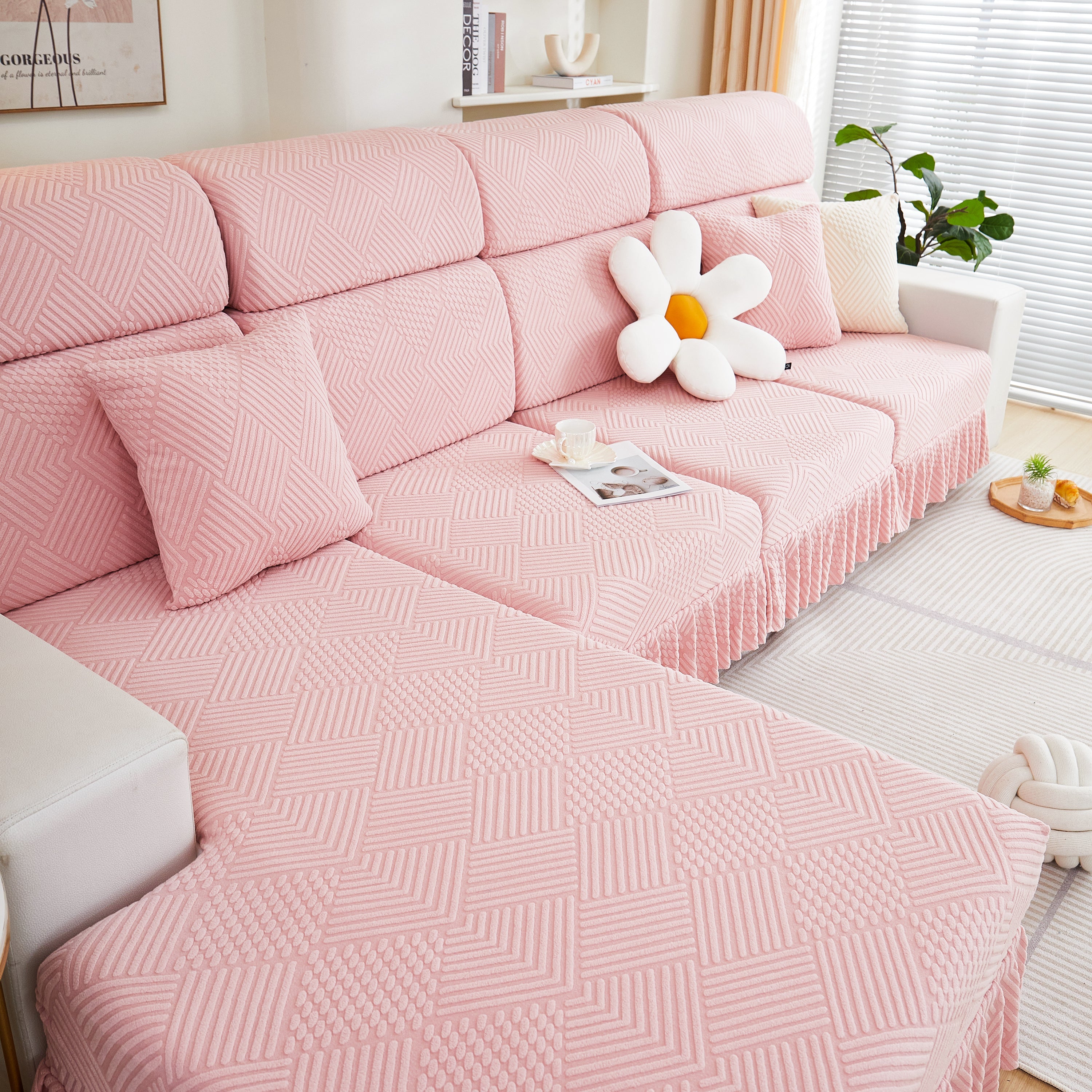 Stretch Sofa Covers For Couch Seats And Cushions, Suitable For 1/2/3/4/l Seater Sofas And Couches