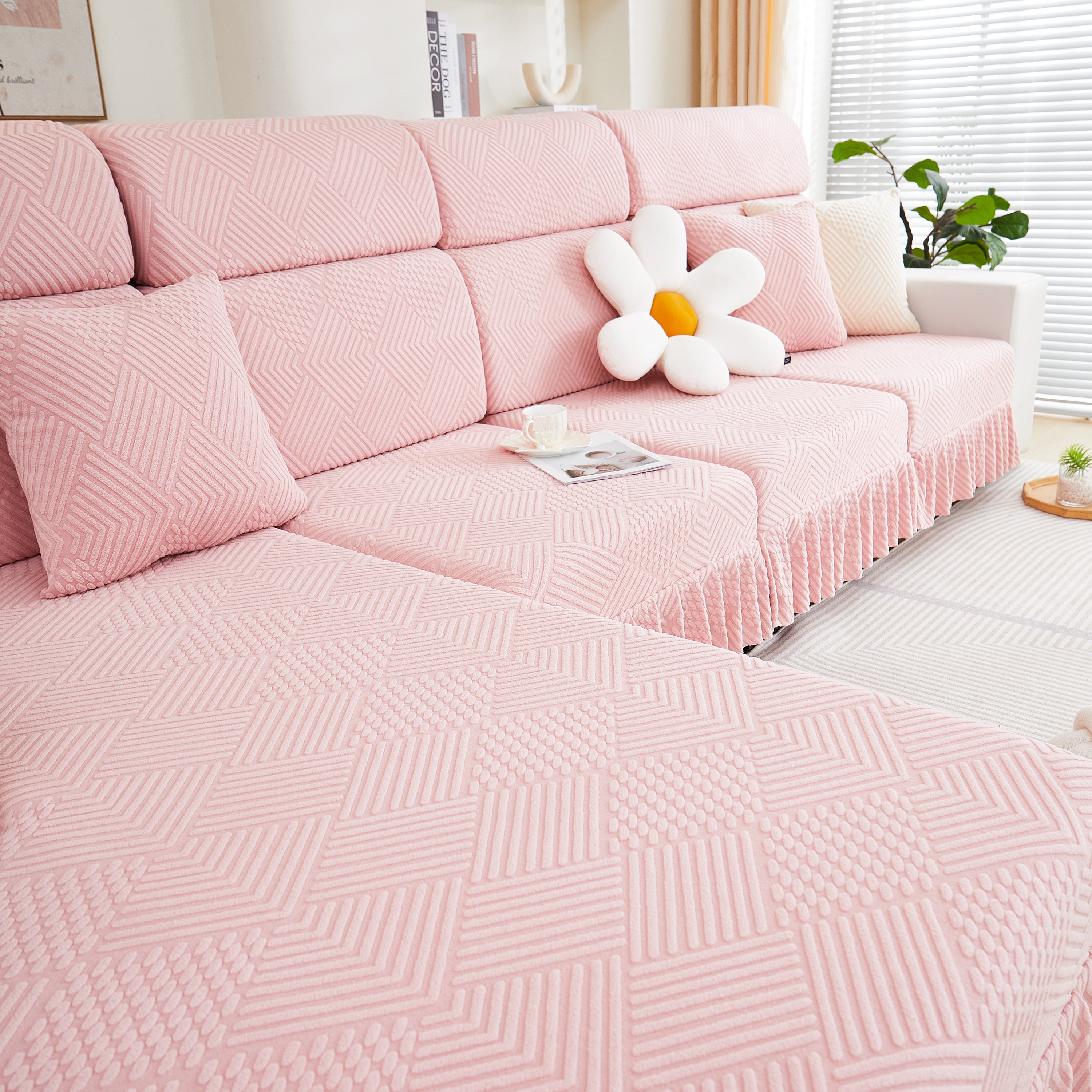 Stretch Sofa Covers For Couch Seats And Cushions, Suitable For 1/2/3/4/l Seater Sofas And Couches