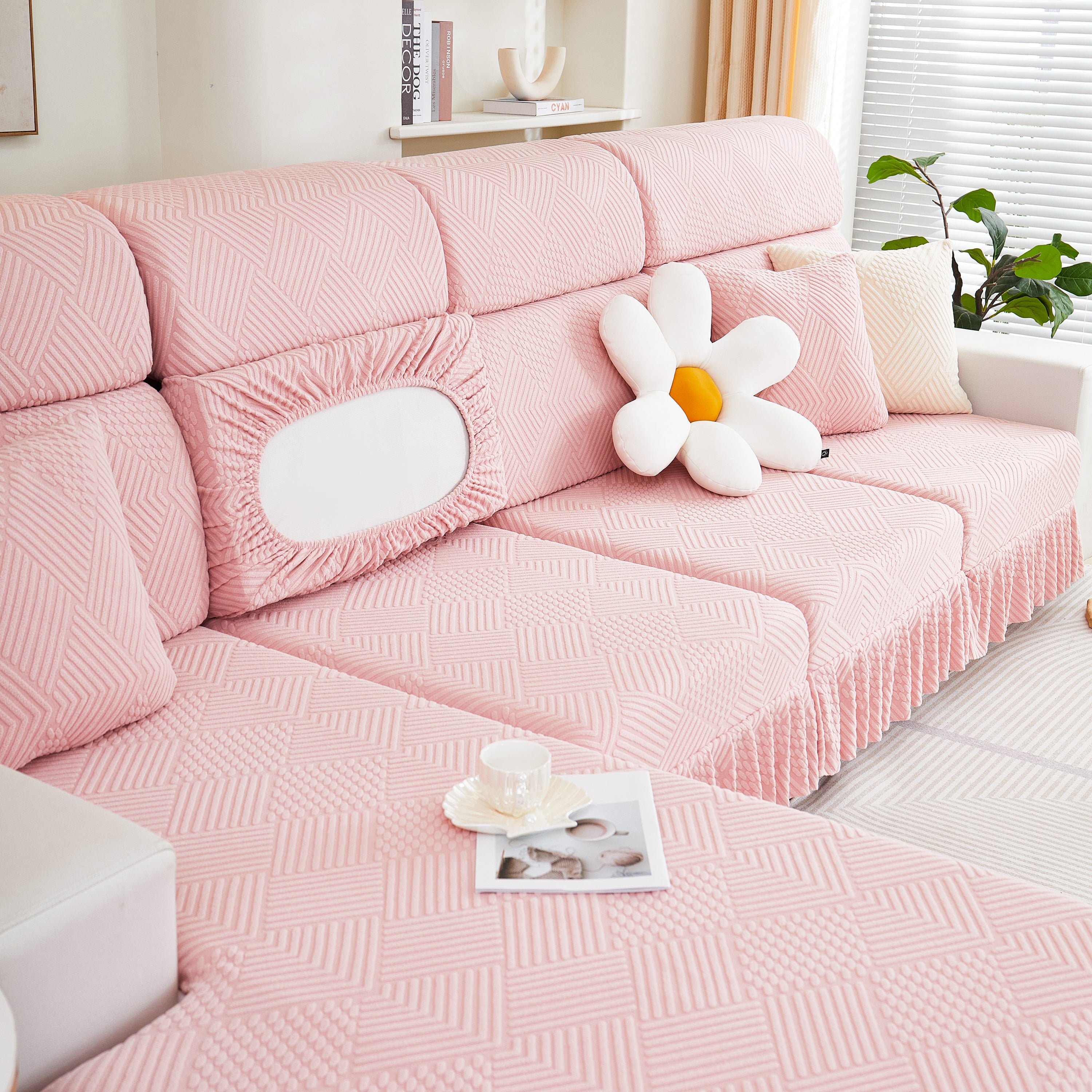 Stretch Sofa Covers For Couch Seats And Cushions, Suitable For 1/2/3/4/l Seater Sofas And Couches
