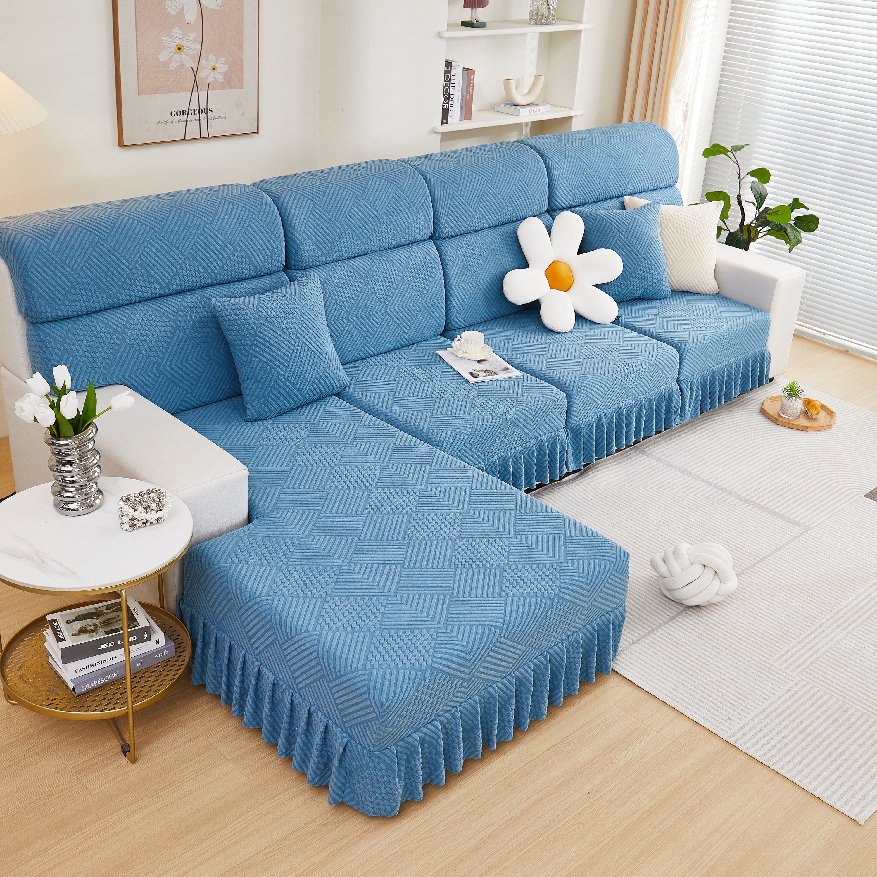 Stretch Sofa Covers For Couch Seats And Cushions, Suitable For 1/2/3/4/l Seater Sofas And Couches