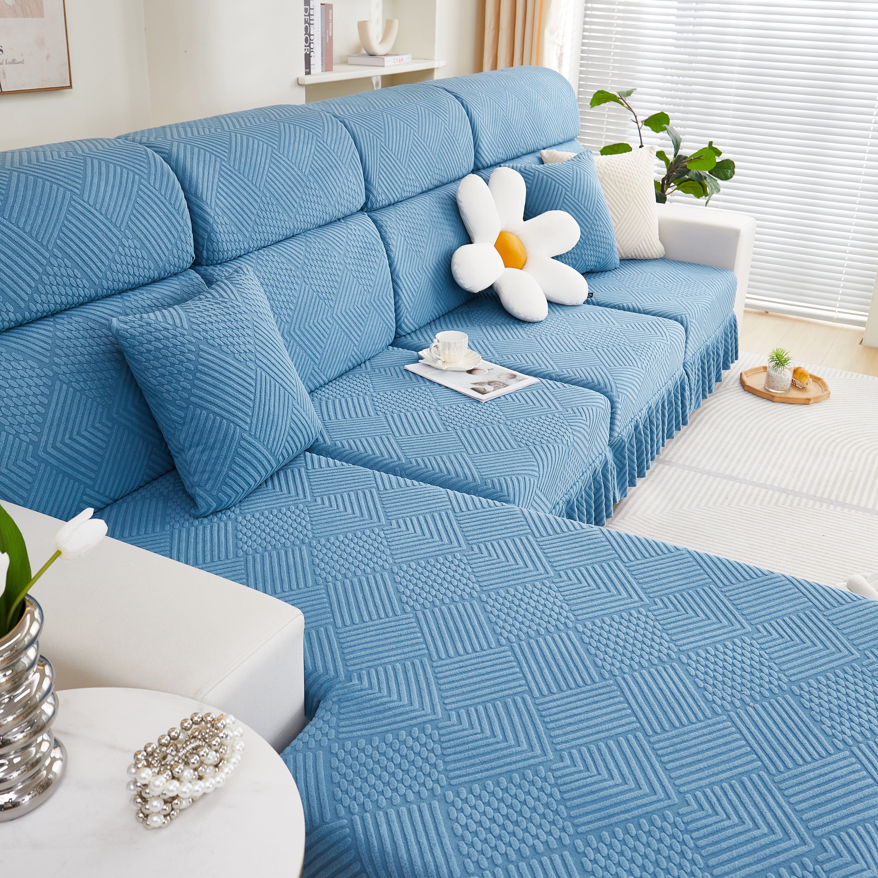 Stretch Sofa Covers For Couch Seats And Cushions, Suitable For 1/2/3/4/l Seater Sofas And Couches