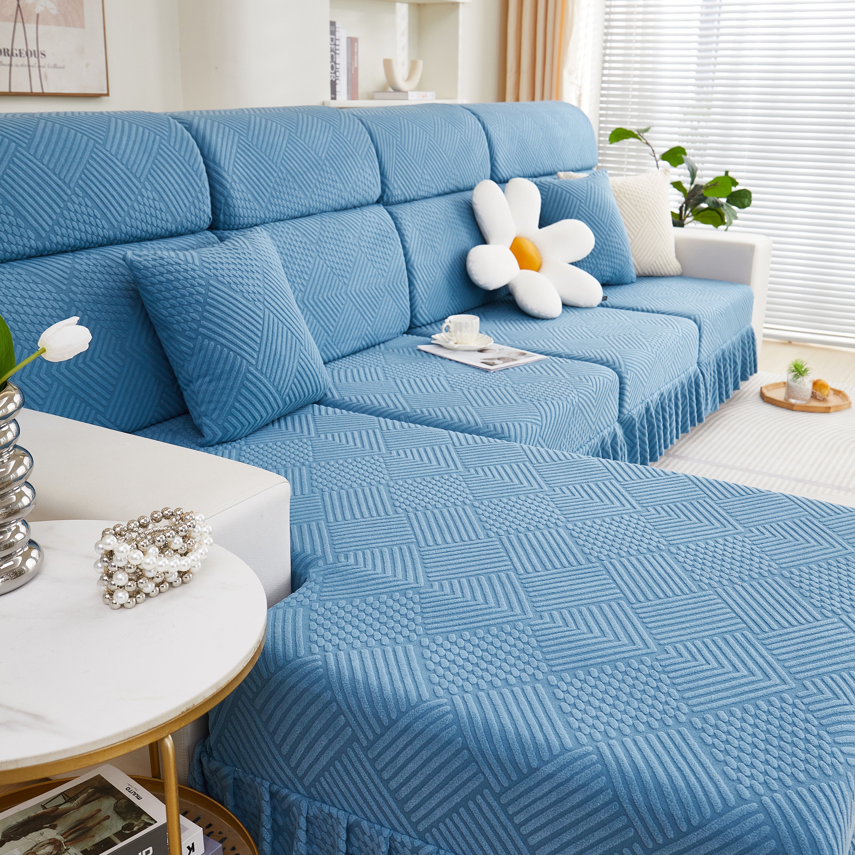 Stretch Sofa Covers For Couch Seats And Cushions, Suitable For 1/2/3/4/l Seater Sofas And Couches