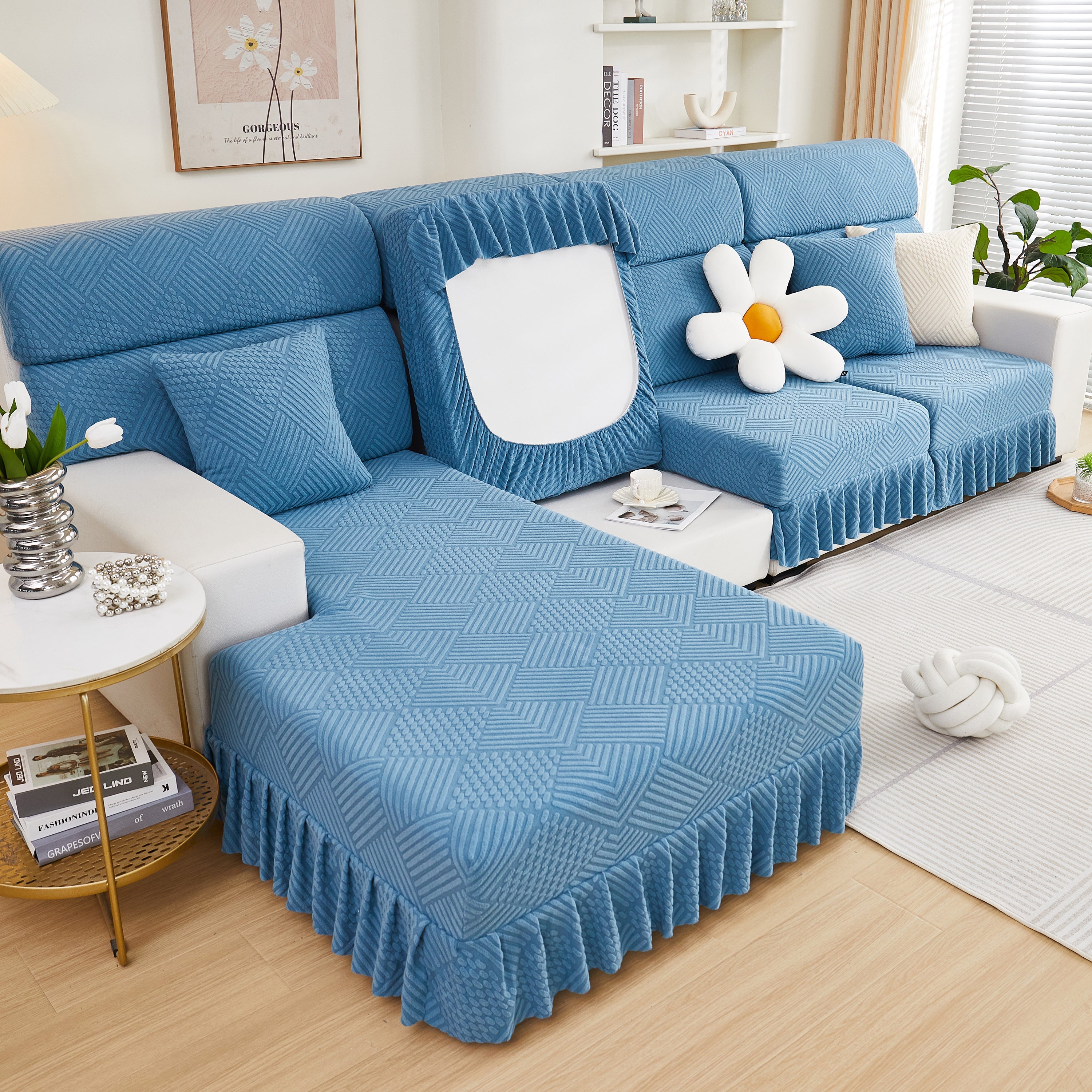 Stretch Sofa Covers For Couch Seats And Cushions, Suitable For 1/2/3/4/l Seater Sofas And Couches