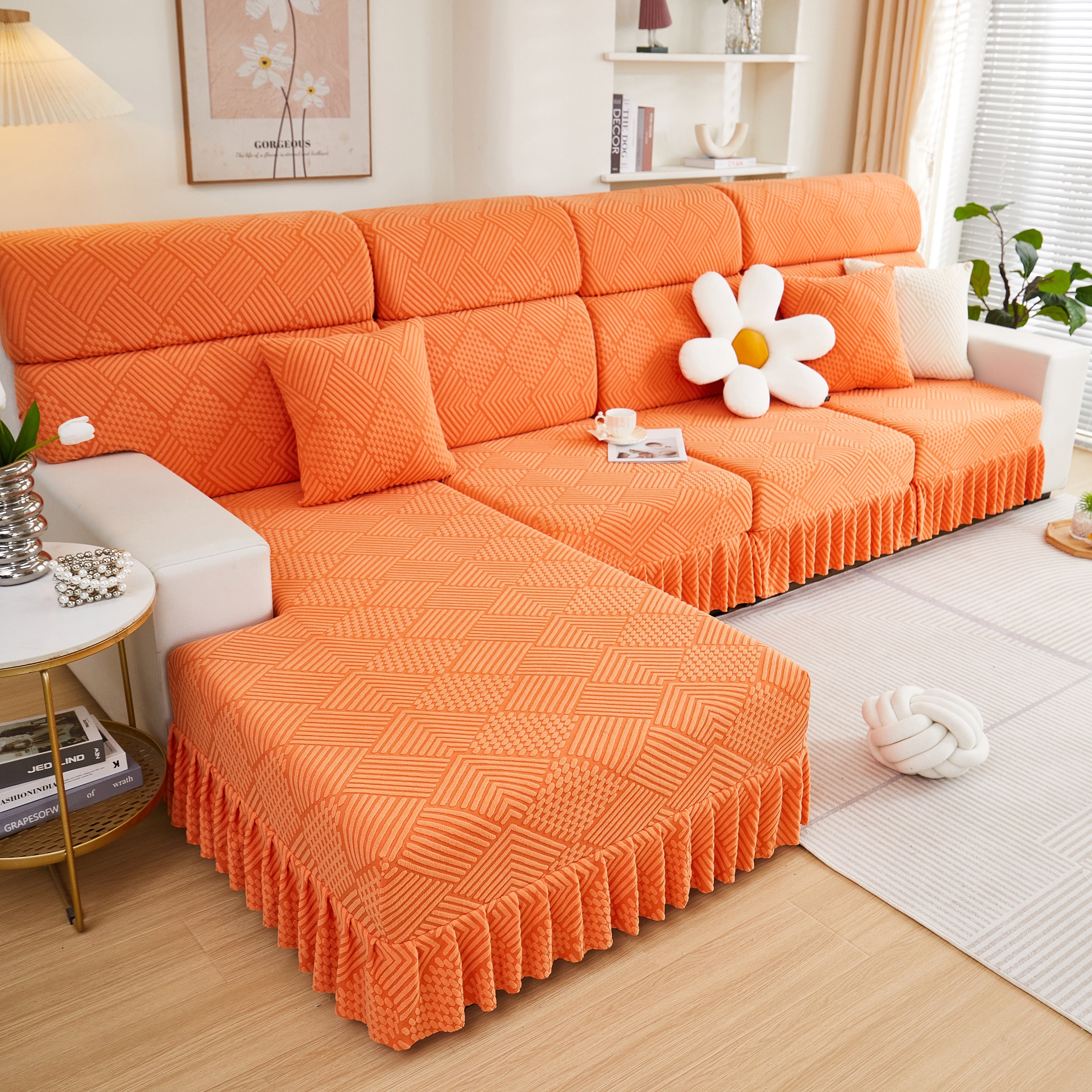 Stretch Sofa Covers For Couch Seats And Cushions, Suitable For 1/2/3/4/l Seater Sofas And Couches