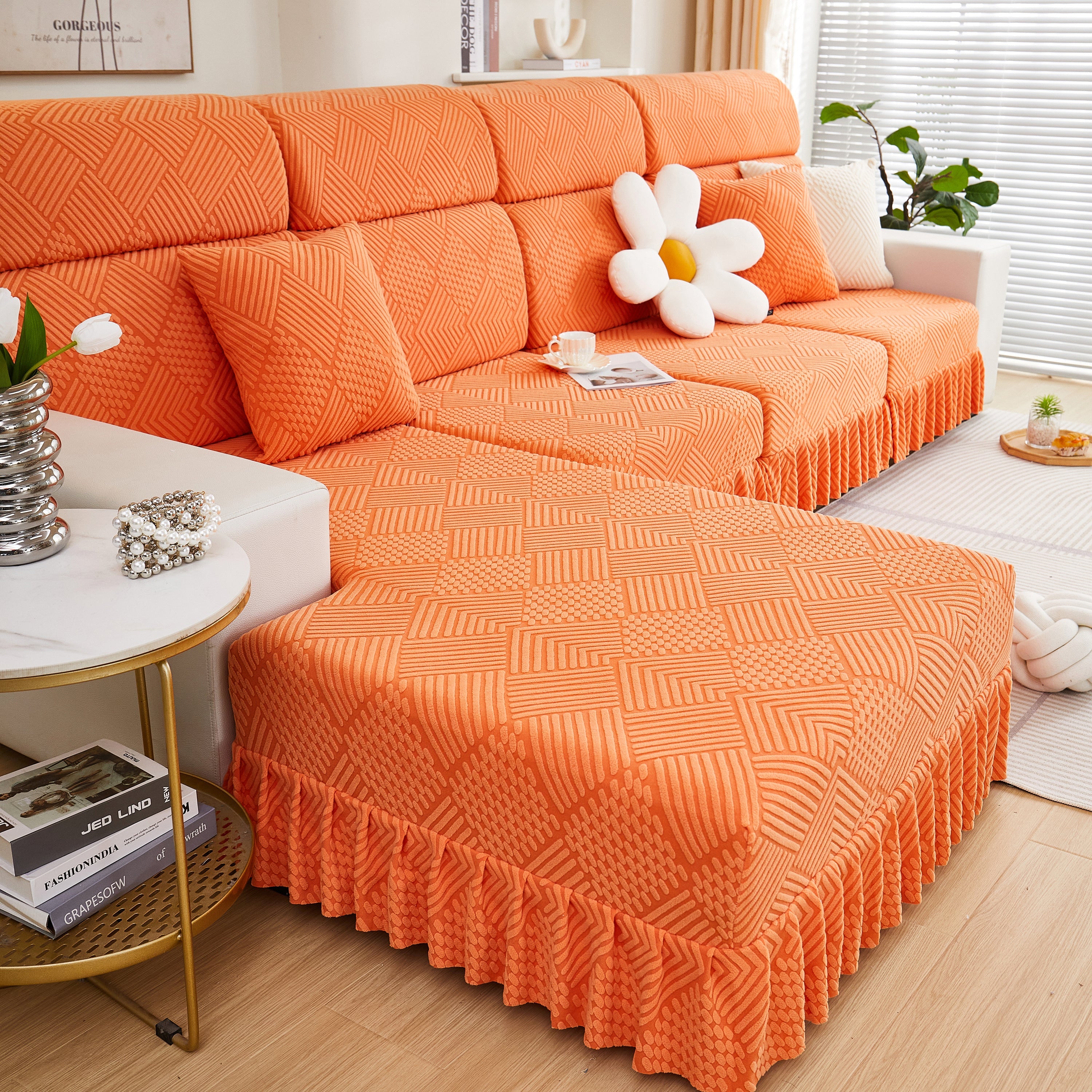 Stretch Sofa Covers For Couch Seats And Cushions, Suitable For 1/2/3/4/l Seater Sofas And Couches