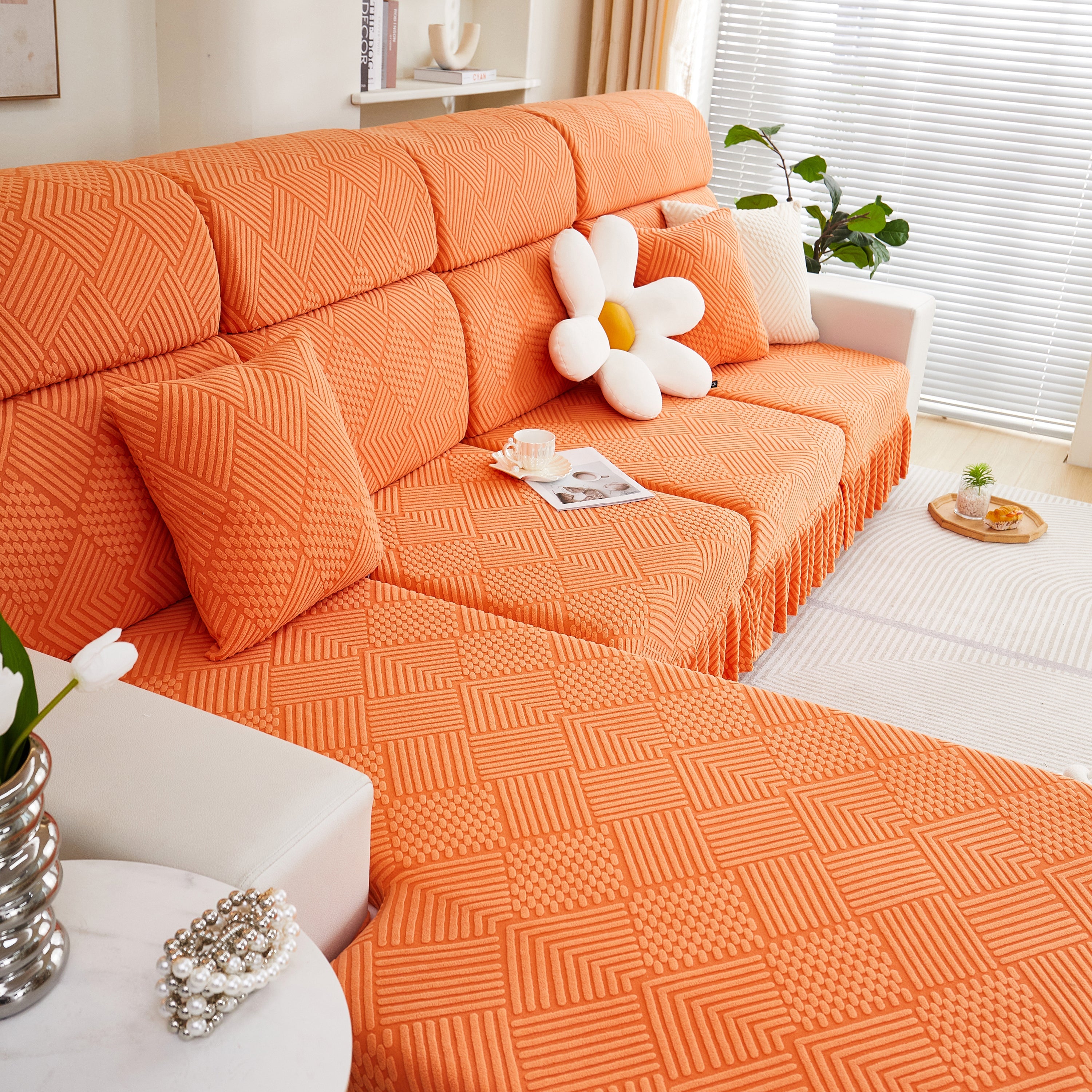 Stretch Sofa Covers For Couch Seats And Cushions, Suitable For 1/2/3/4/l Seater Sofas And Couches