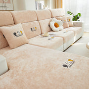 Super Stretch Seat Cushion/couch Slipcover, Solid Couch Cushion Covers Washable Furniture Protector