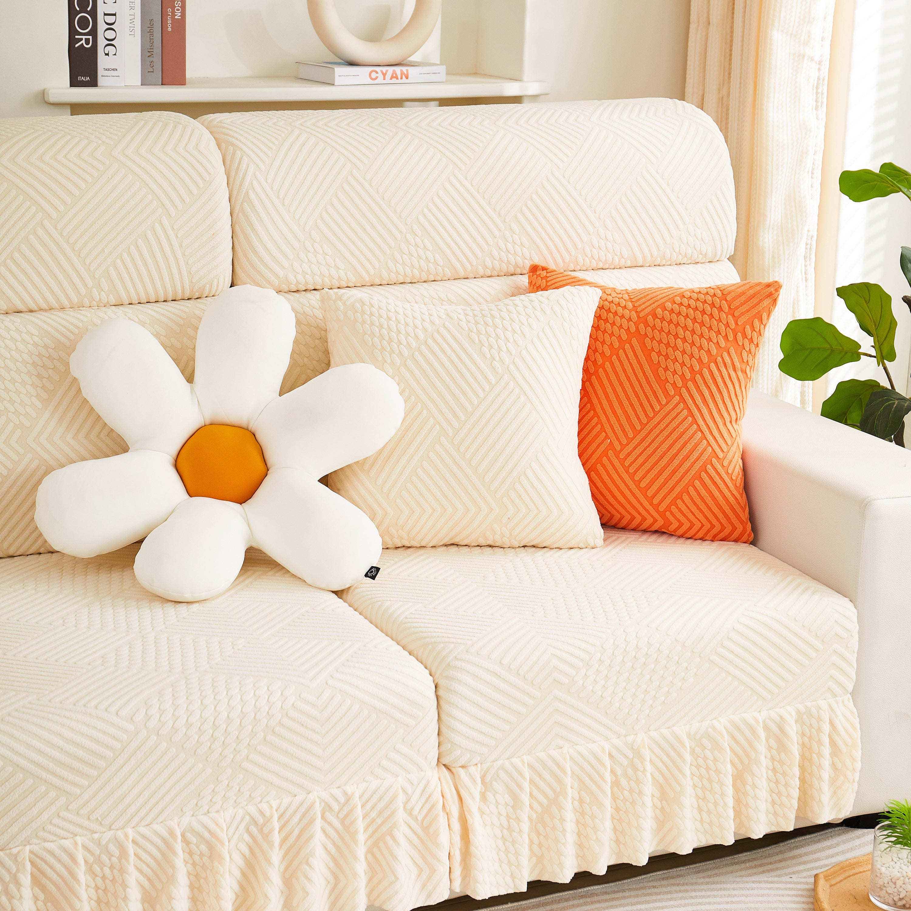 Stretch Sofa Covers For Couch Seats And Cushions, Suitable For 1/2/3/4/l Seater Sofas And Couches