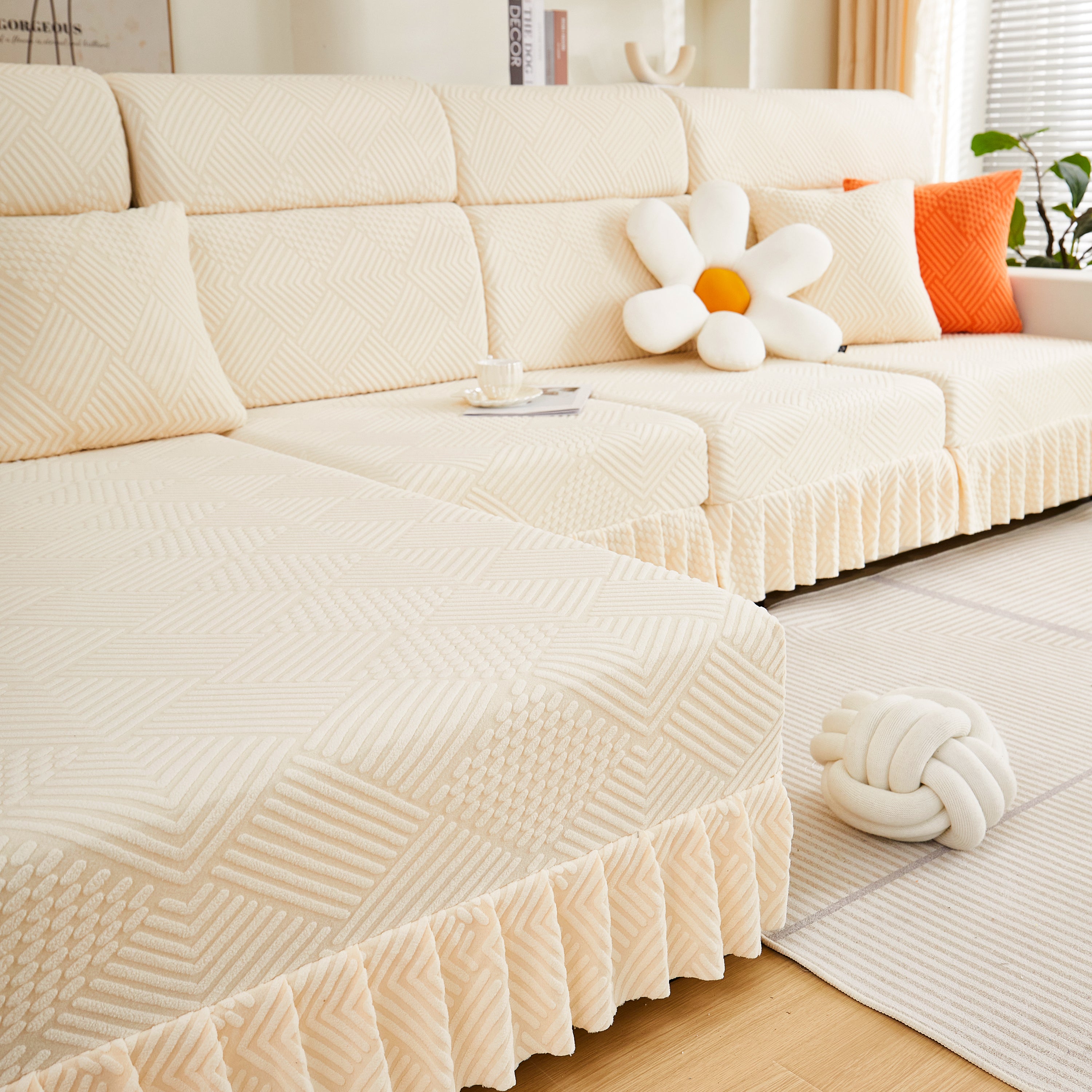 Stretch Sofa Covers For Couch Seats And Cushions, Suitable For 1/2/3/4/l Seater Sofas And Couches