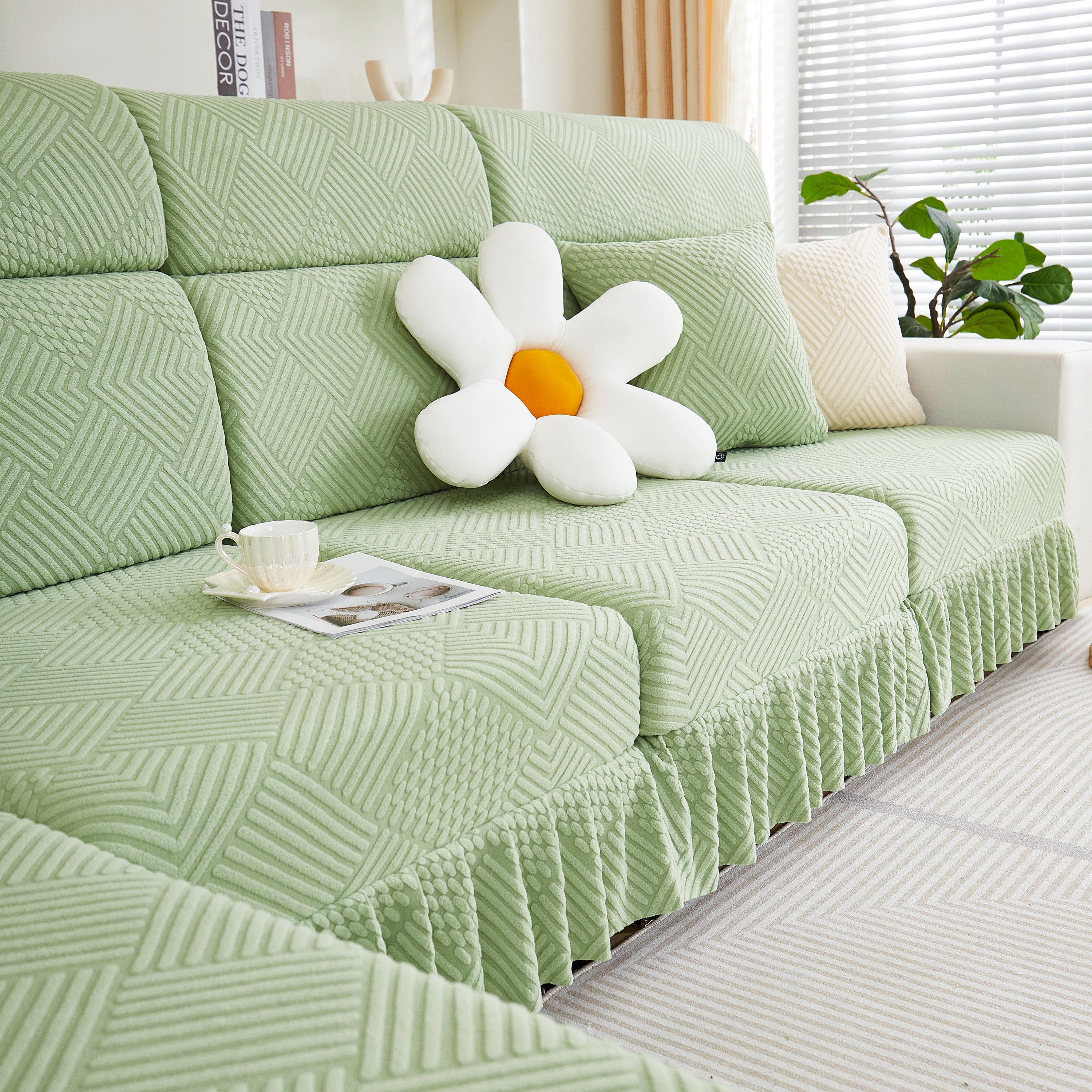 Stretch Sofa Covers For Couch Seats And Cushions, Suitable For 1/2/3/4/l Seater Sofas And Couches