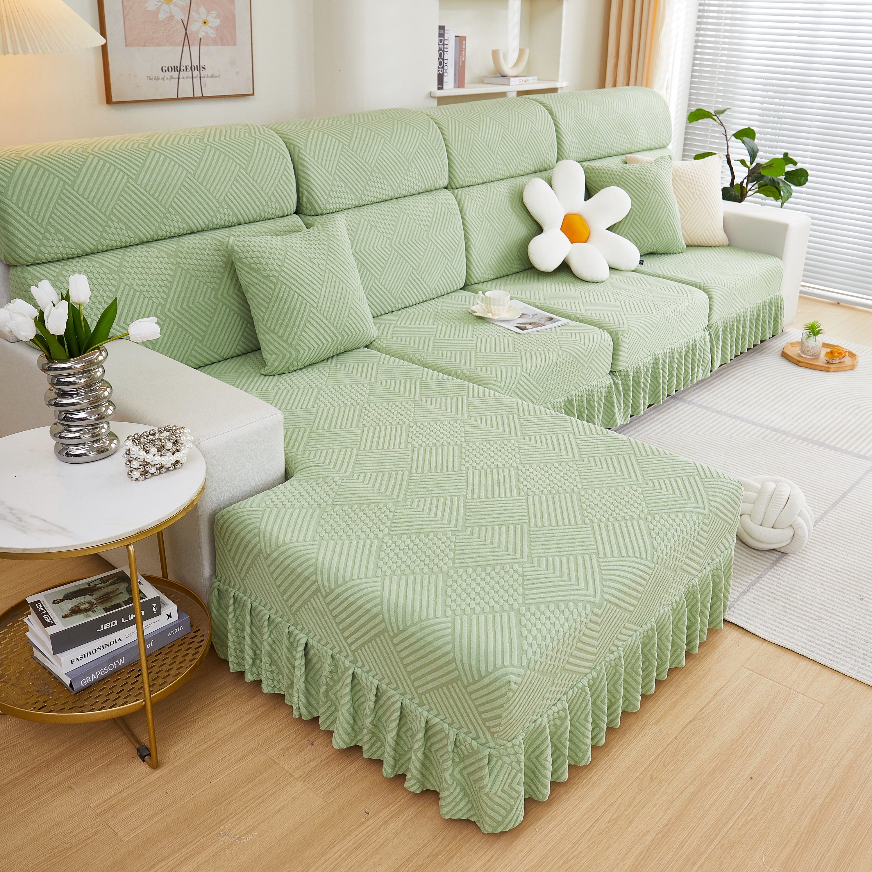 Stretch Sofa Covers For Couch Seats And Cushions, Suitable For 1/2/3/4/l Seater Sofas And Couches