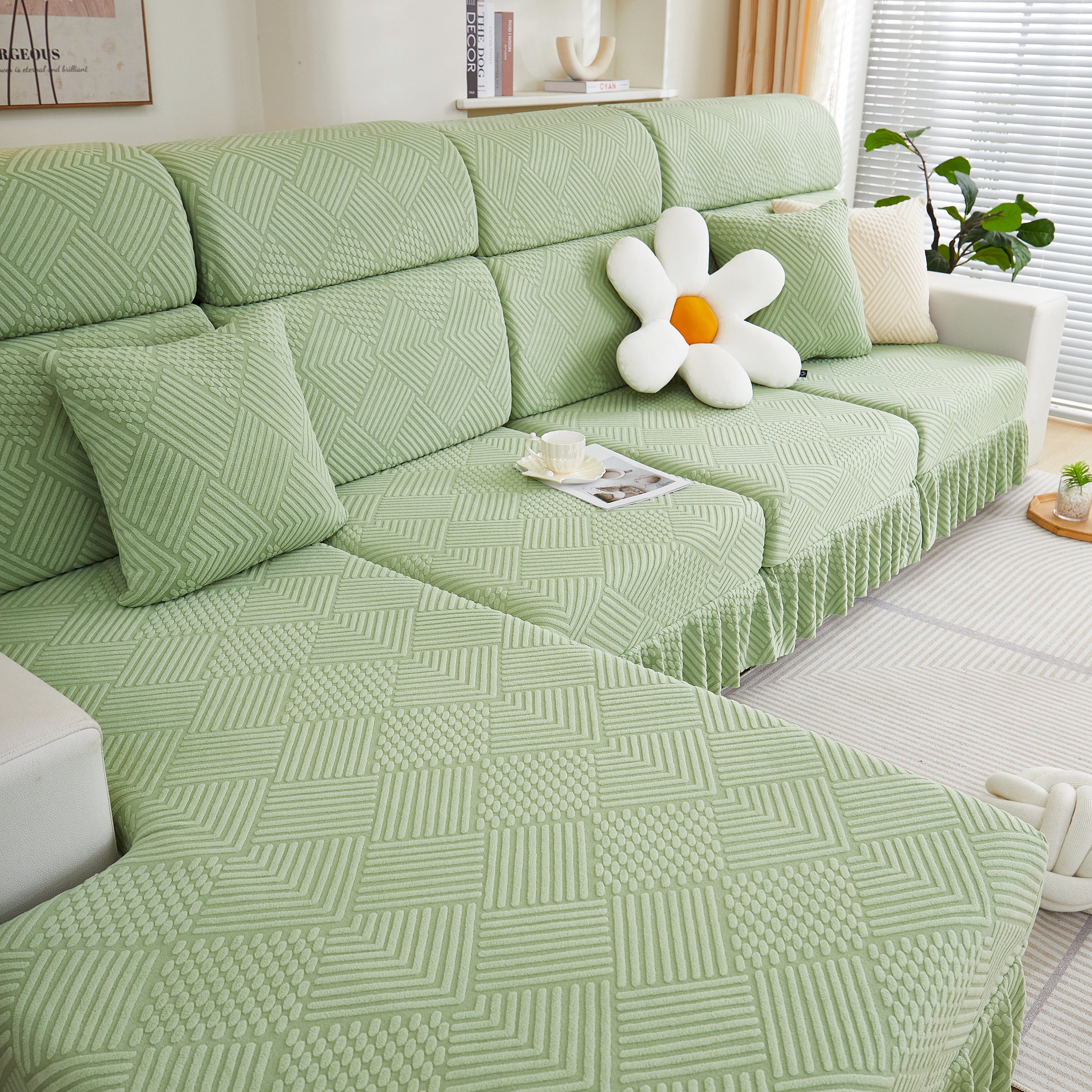 Stretch Sofa Covers For Couch Seats And Cushions, Suitable For 1/2/3/4/l Seater Sofas And Couches