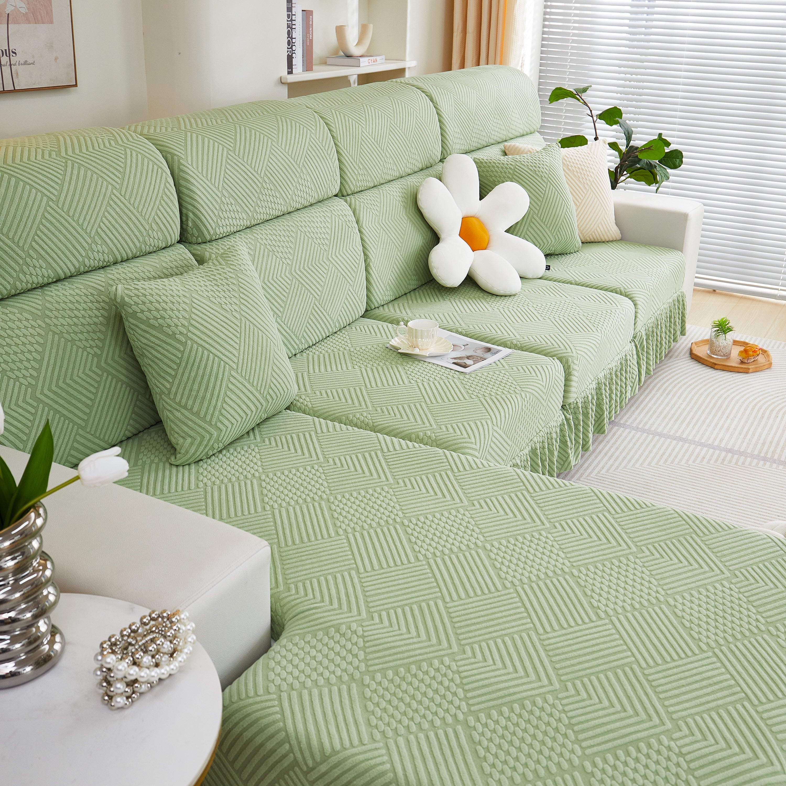 Stretch Sofa Covers For Couch Seats And Cushions, Suitable For 1/2/3/4/l Seater Sofas And Couches