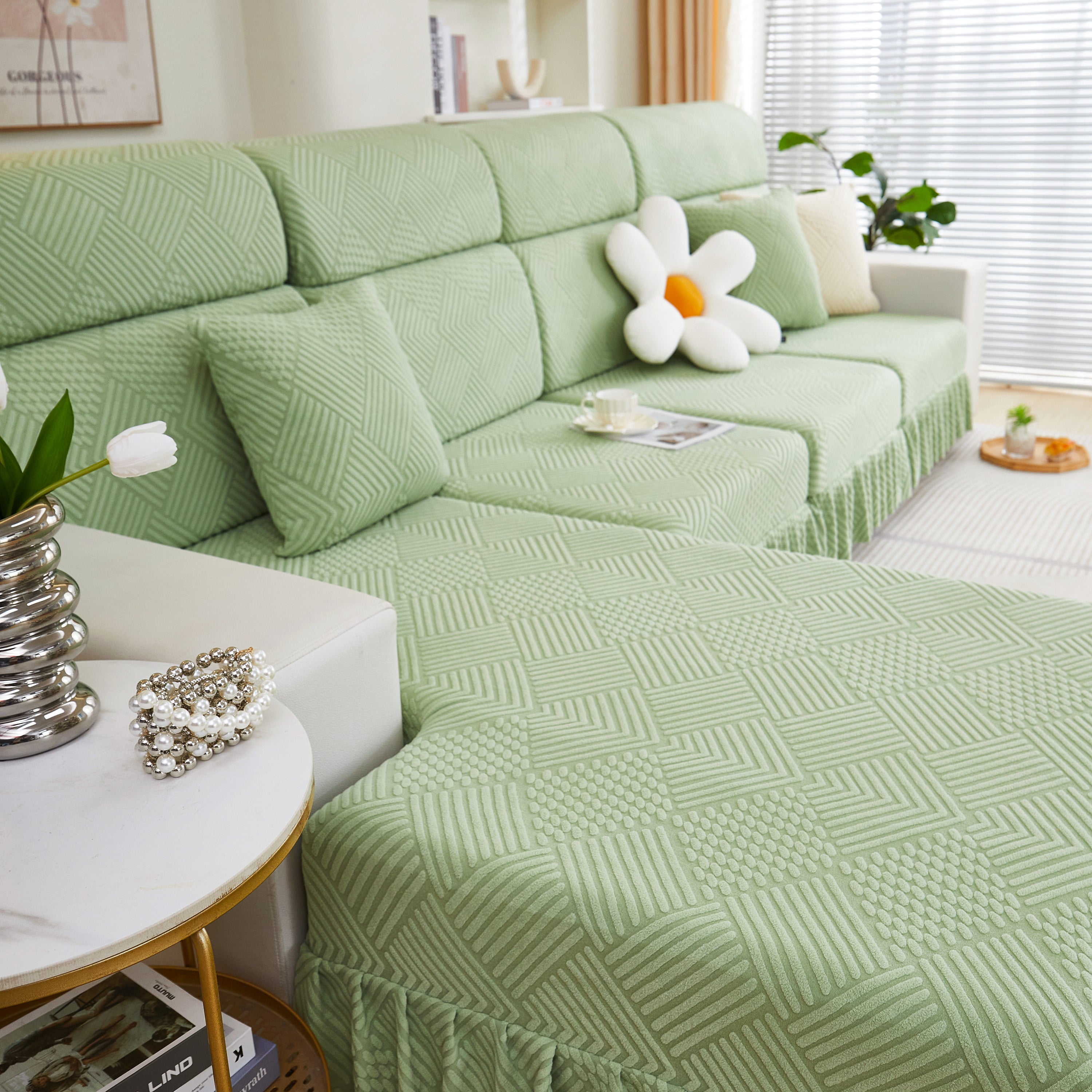 Stretch Sofa Covers For Couch Seats And Cushions, Suitable For 1/2/3/4/l Seater Sofas And Couches