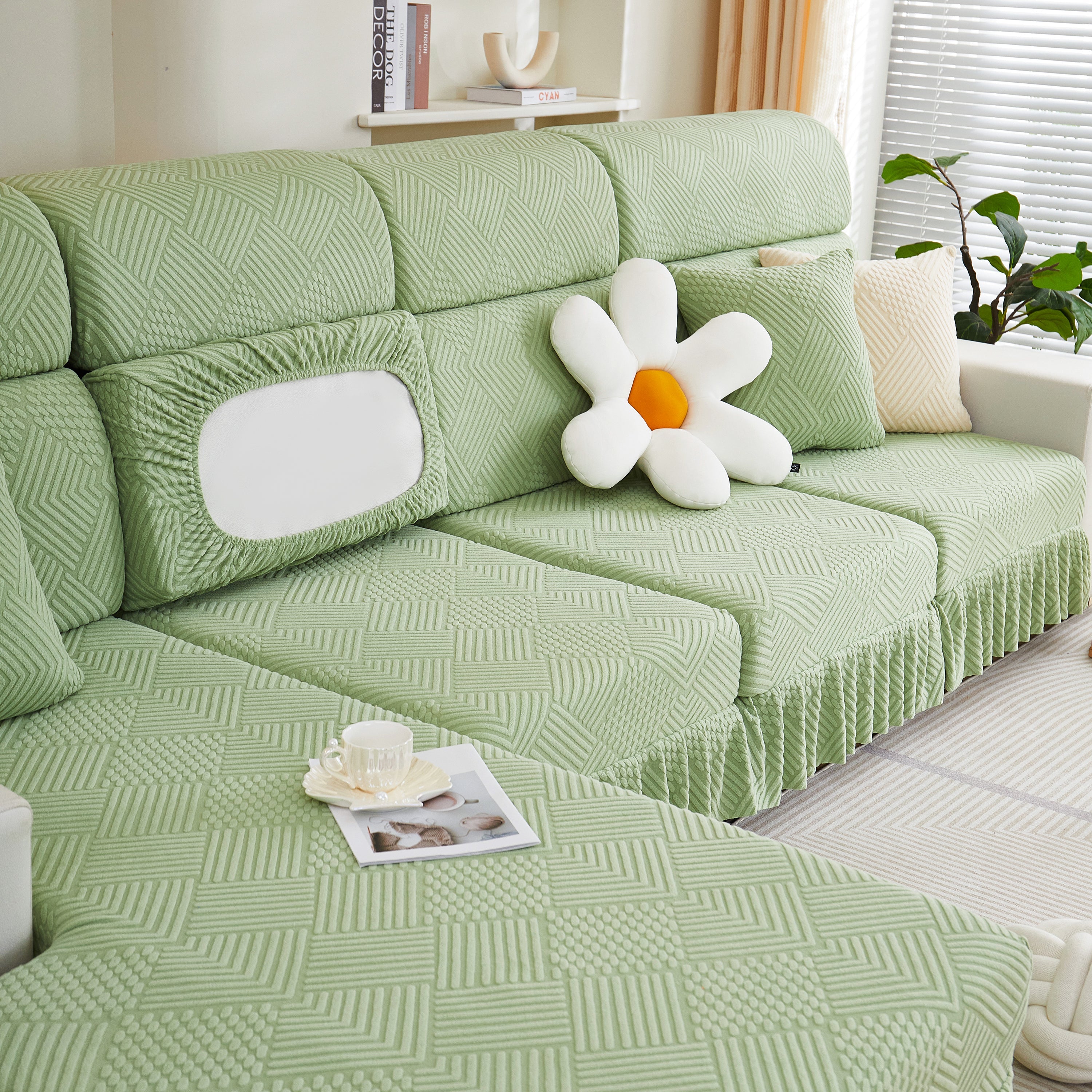 Stretch Sofa Covers For Couch Seats And Cushions, Suitable For 1/2/3/4/l Seater Sofas And Couches