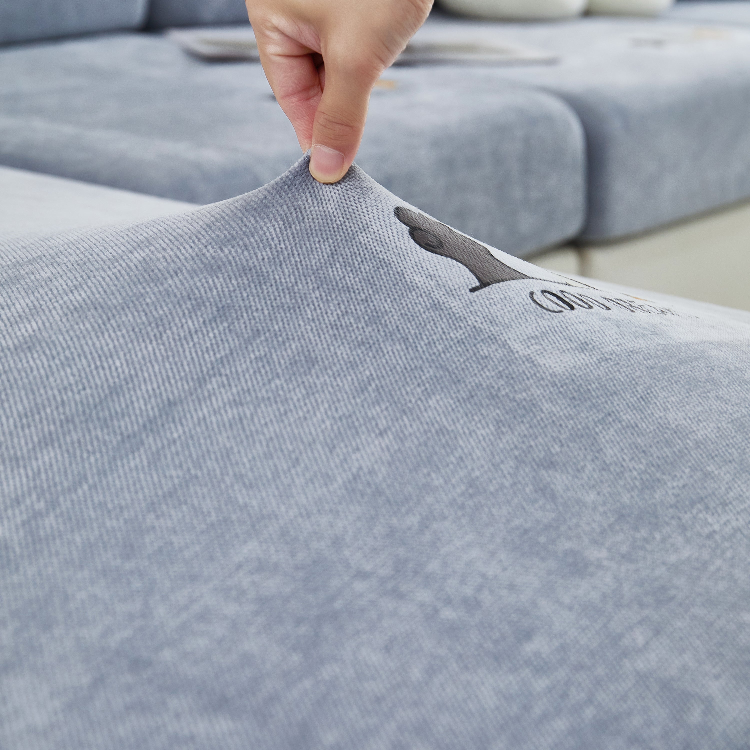 Super Stretch Seat Cushion/couch Slipcover, Solid Couch Cushion Covers Washable Furniture Protector