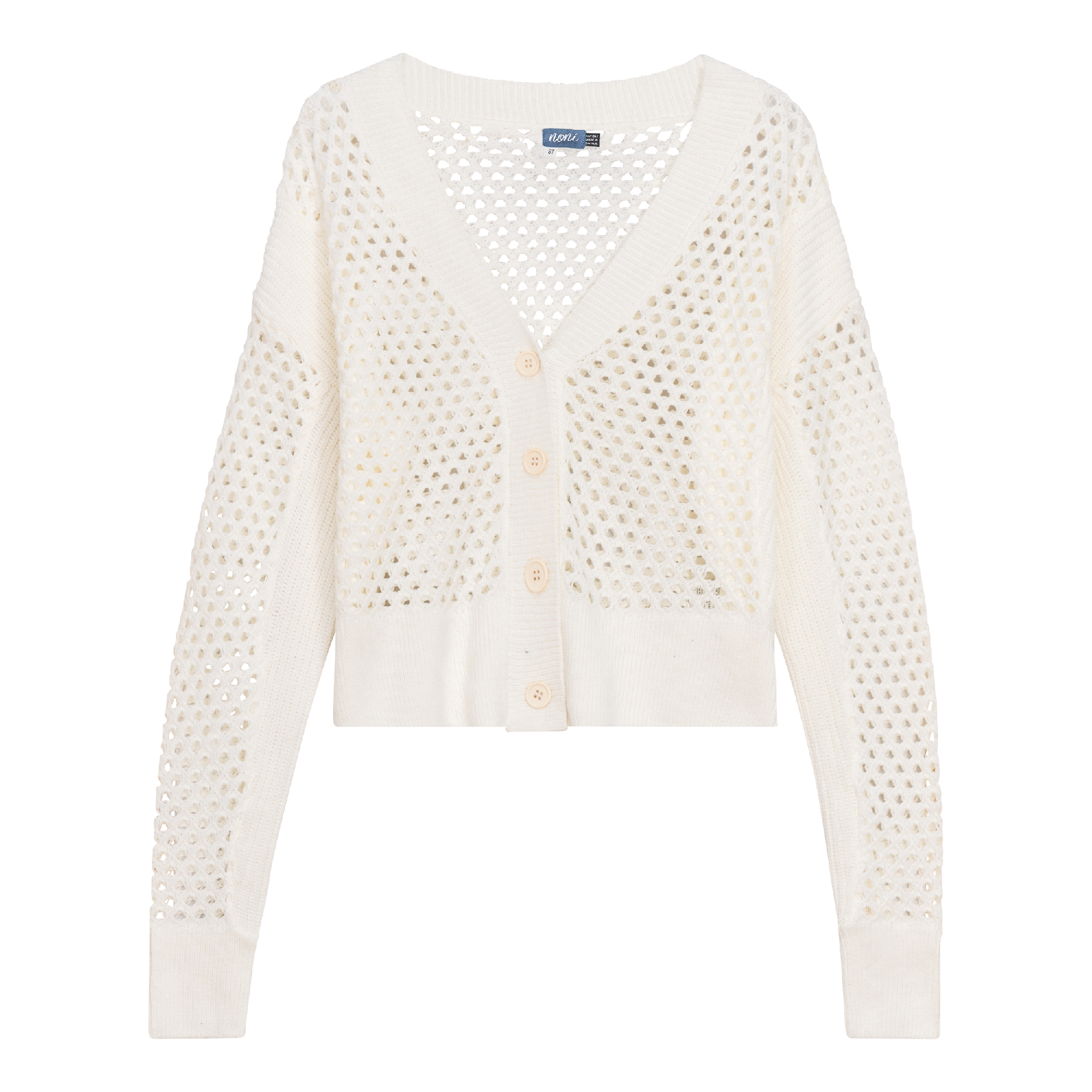 Crochet Knitted Crop Cardigan