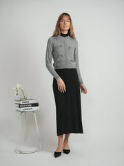 Cropped Bow Cardigan
