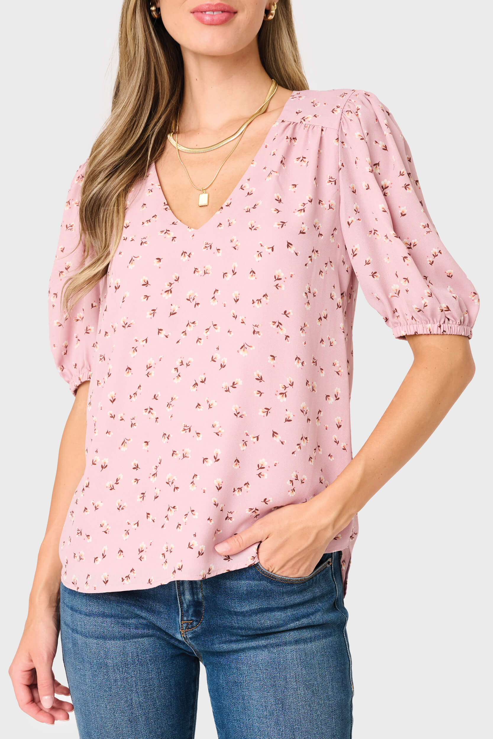 Avery Elbow Sleeve Top