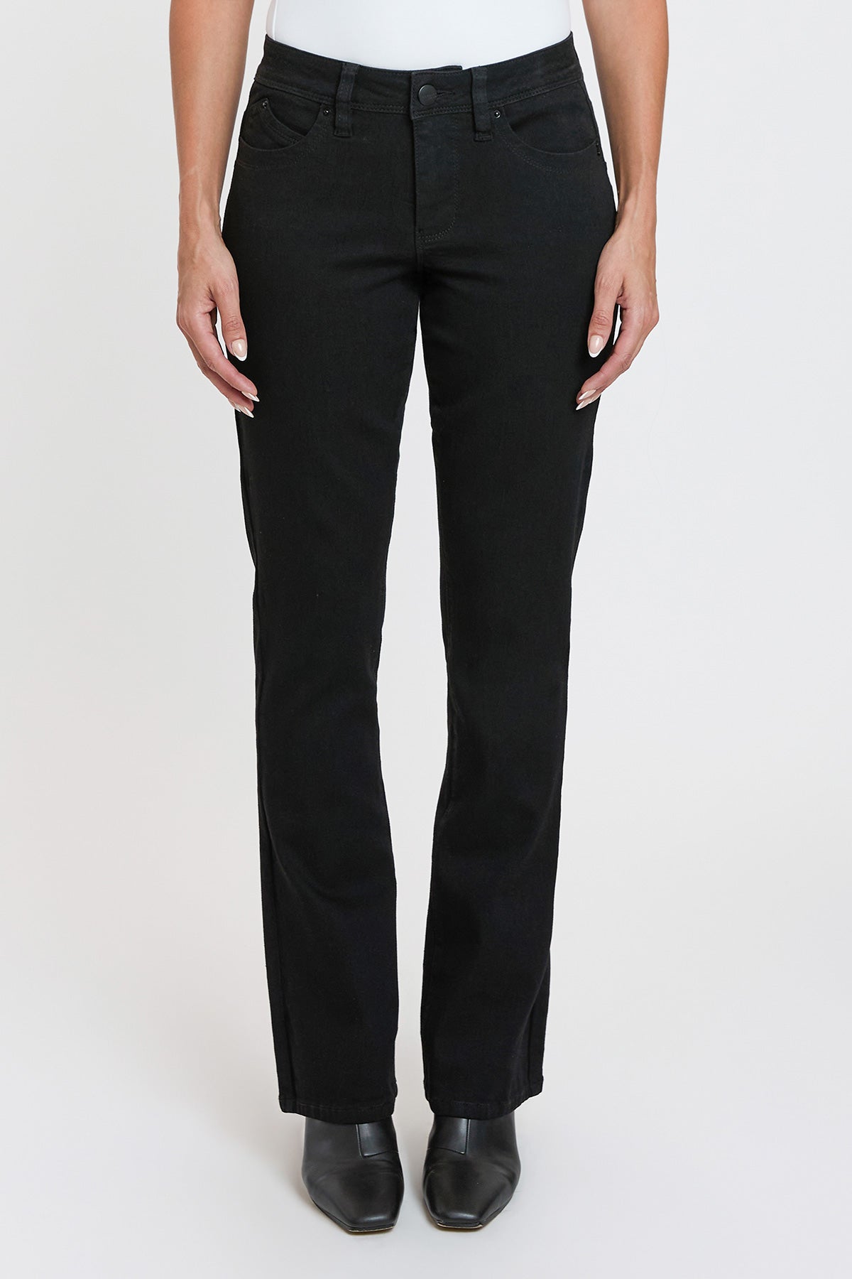 Women's High Rise Curve Confidence Wannabettabutt Bootcut Jeans
