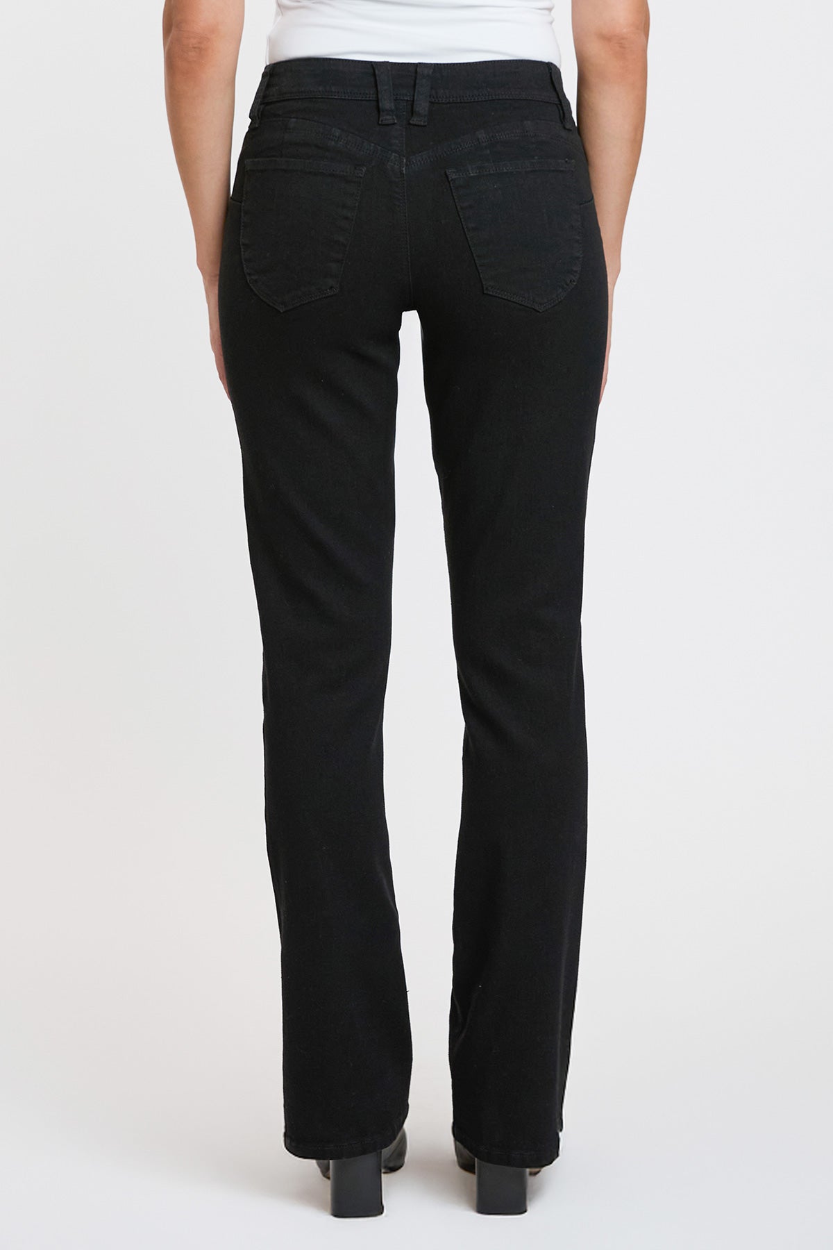 Women's High Rise Curve Confidence Wannabettabutt Bootcut Jeans