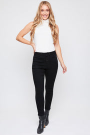Women's Vintage High Rise Button Fly Skinny Ankle Jeans