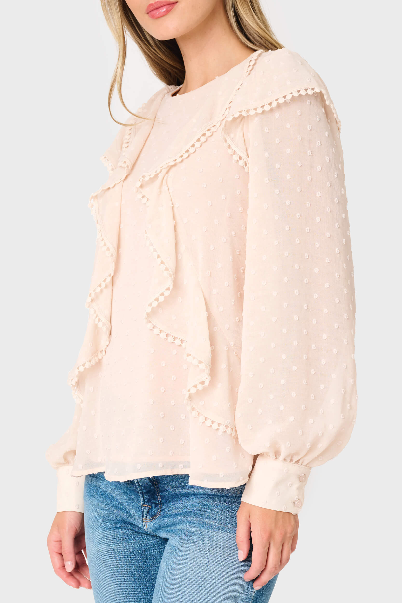 Ophelia Ruffle Boho Blouse