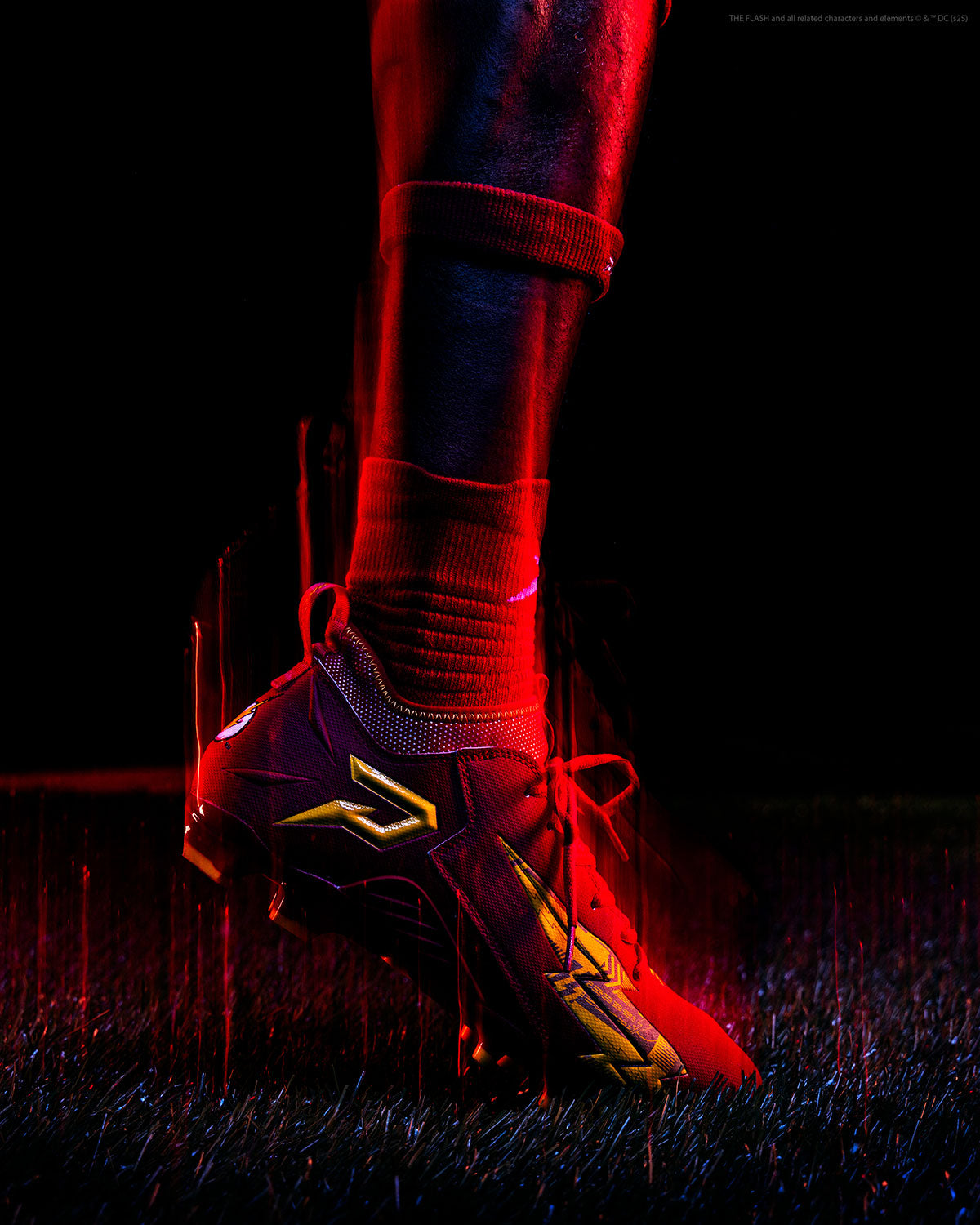 Quantum Speed The Flash Football/lacrosse/rugby Cleats