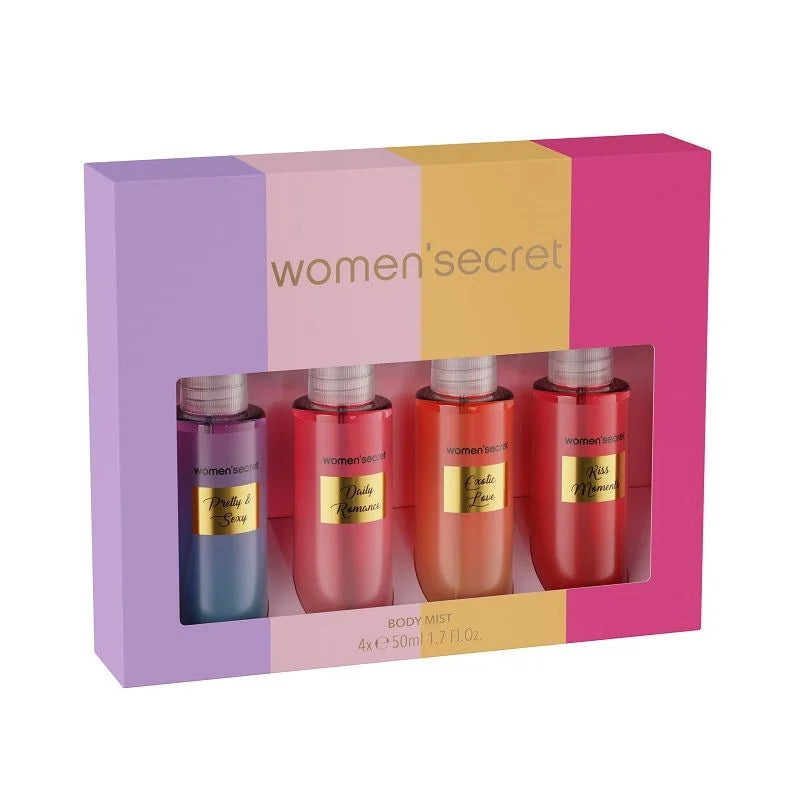 Women's Secret Color Body Mist Coffret 4 x 1.7 oz