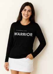 Black Unisex Long Sleeve Warrior Performance Shirt