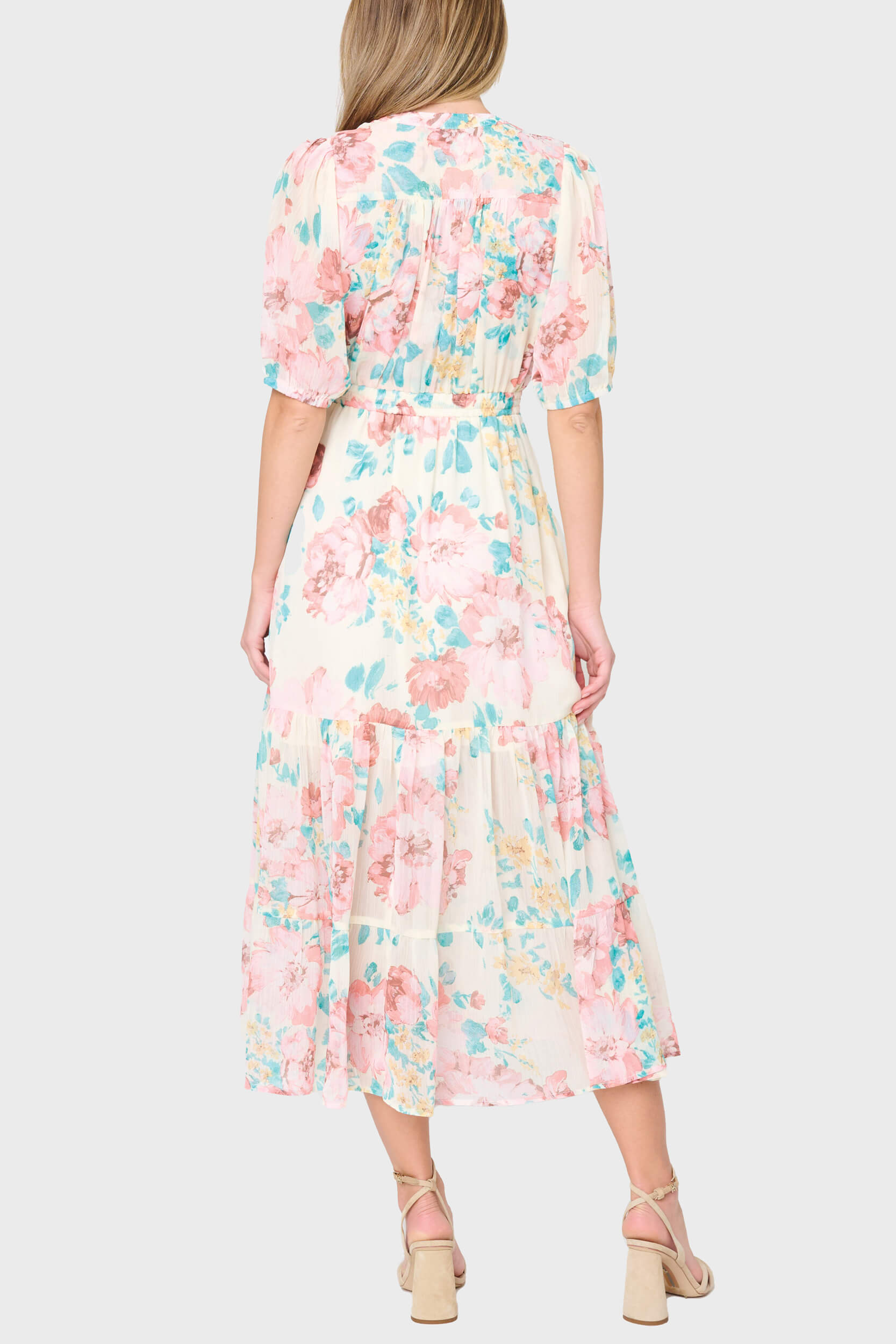 Kira Drawstring Midi Dress