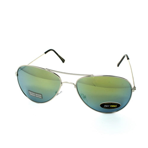 Air Force Aviator Mirror Yellow Sunglasses
