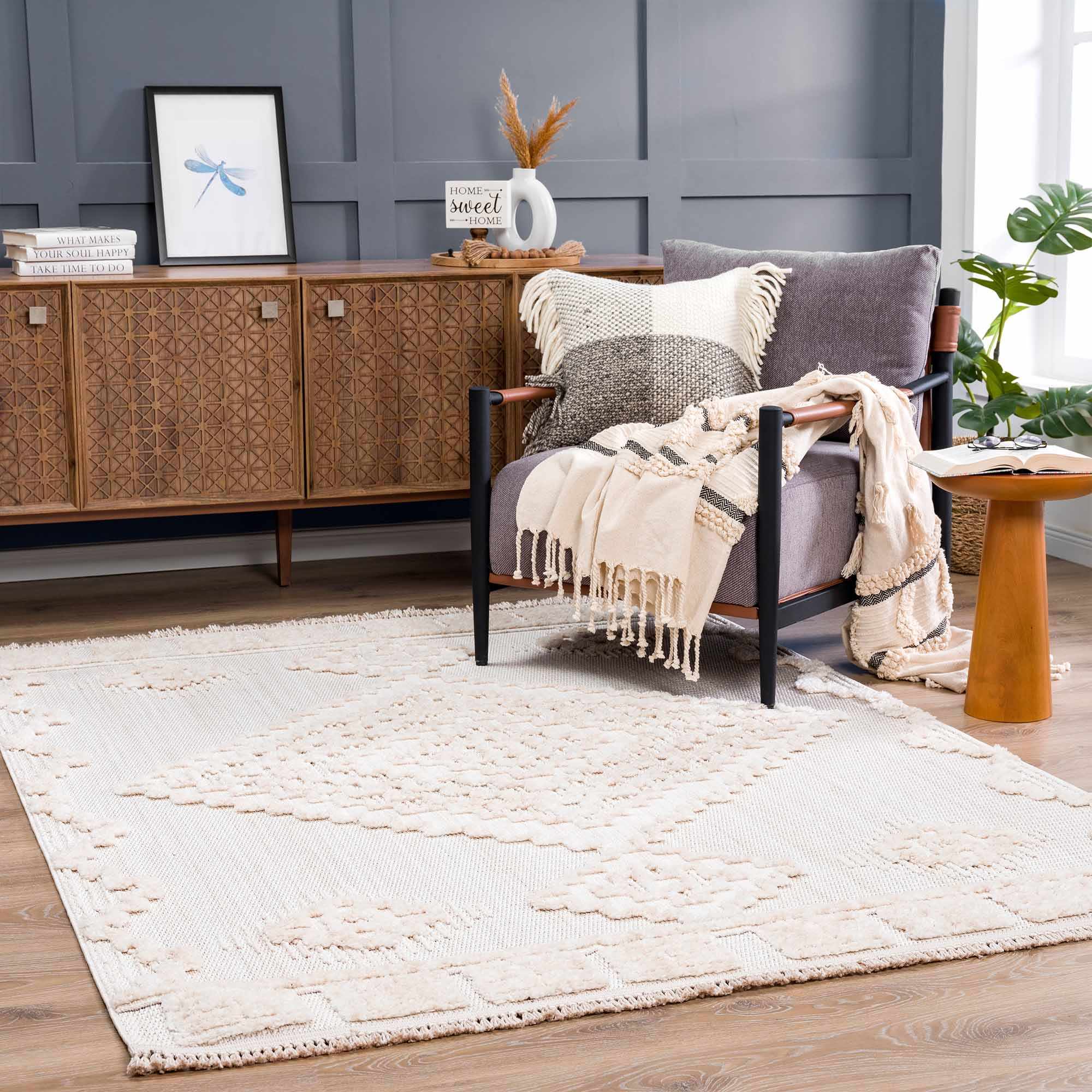 Rosales High-low Rustic Rug