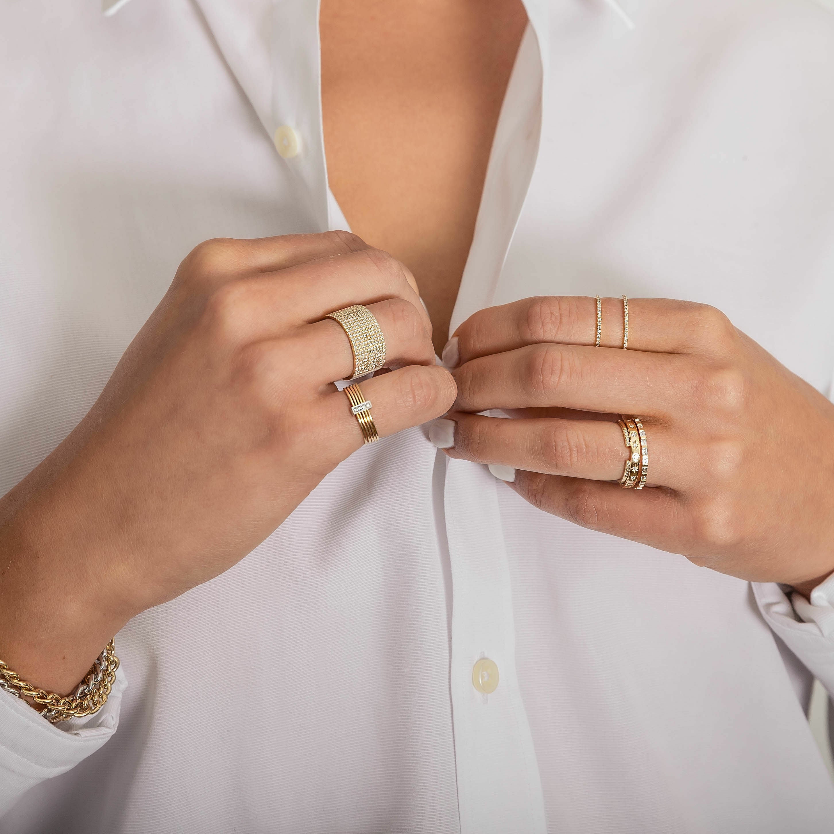 Zoe Lev Diamond Claw Ring