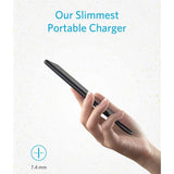 Anker Powercore 5k Powerbank 5000mAh with built-in 4.7 Lightning Cable - Black