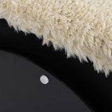 Upholstered Barrel Chair with Swivel Function