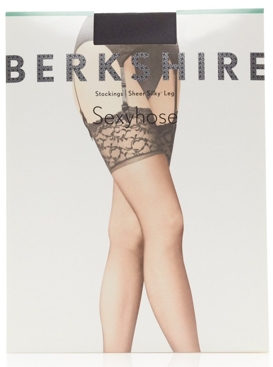 Sexyhose Silky Sheer Lace Top Stocking With Sandalfoot Toe