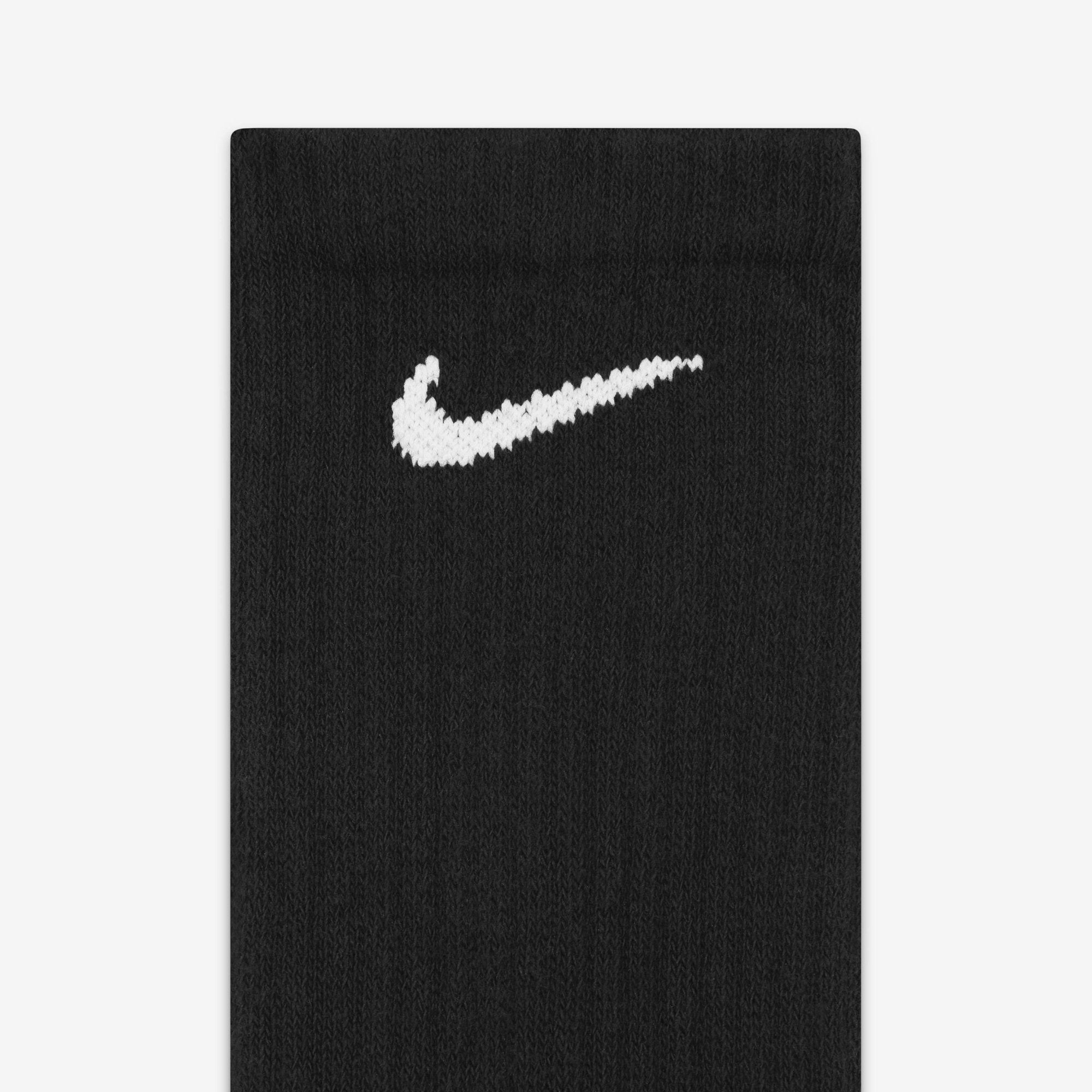 Youth Nike Dri-Fit Black Crew Socks (6 pack)