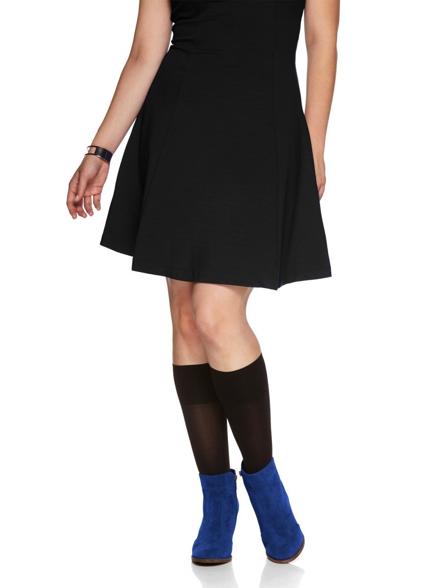 Comfy Cuff Plus Size Sheer Graduated Compression Trouser Sock With Sandalfoot Toe - 2 Pairs