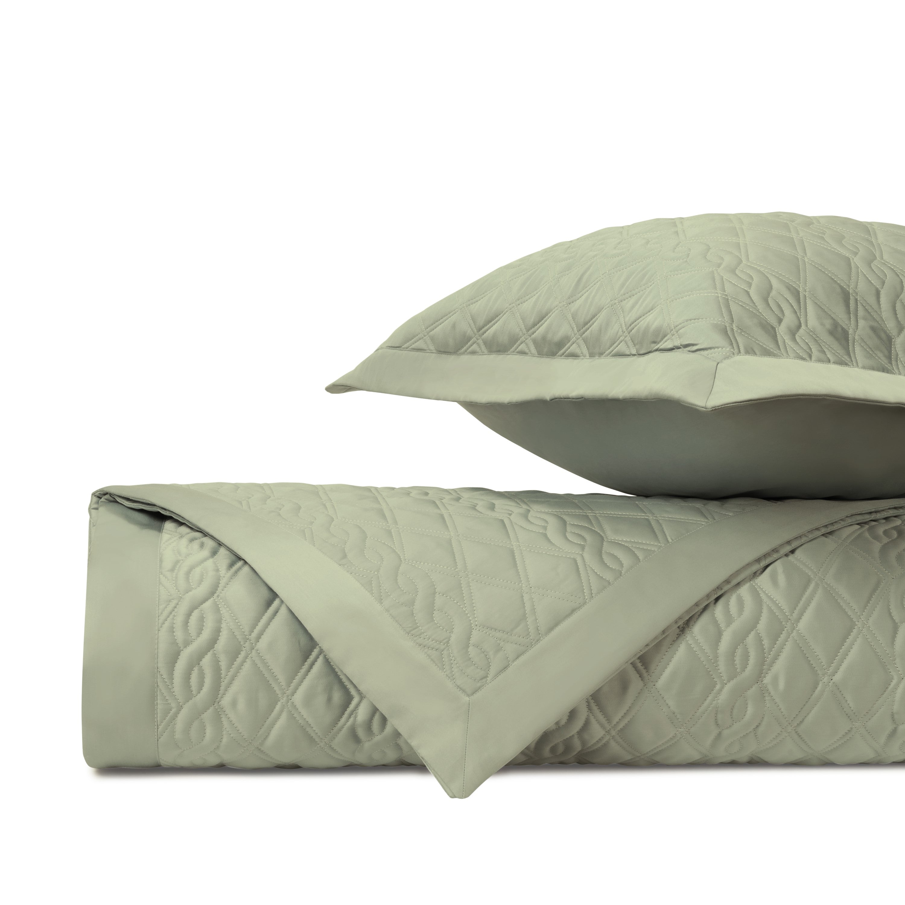 Abbey Quilted Coverlet (euro) Set