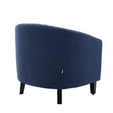 Accent Chair with Nailheads and Solid Wood Legs